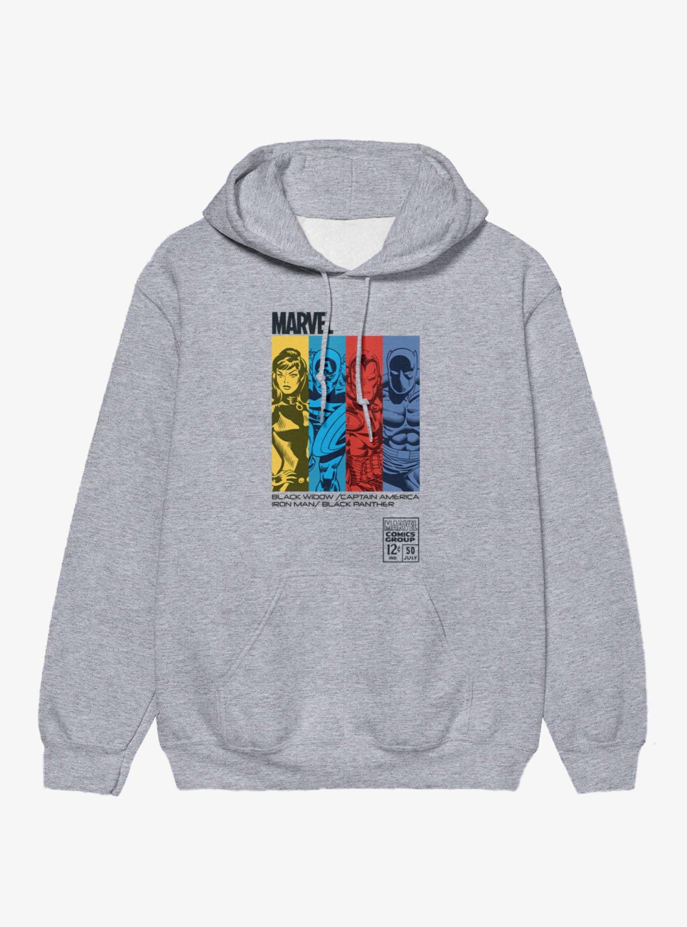 Marvel Retro Color Panel Group Shot Hoodie