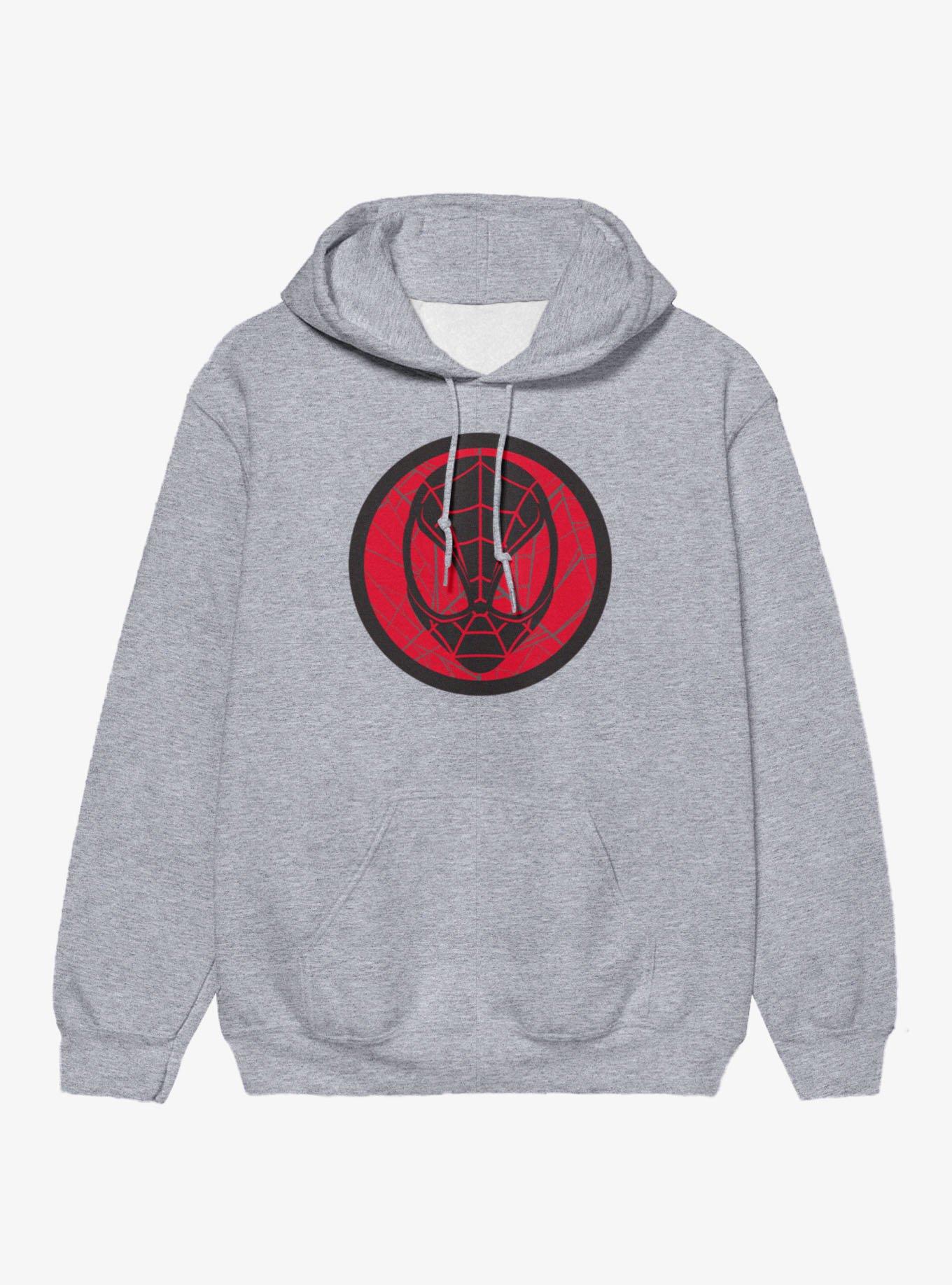 Marvel Spider-Man Black And Red Face Hoodie, , hi-res