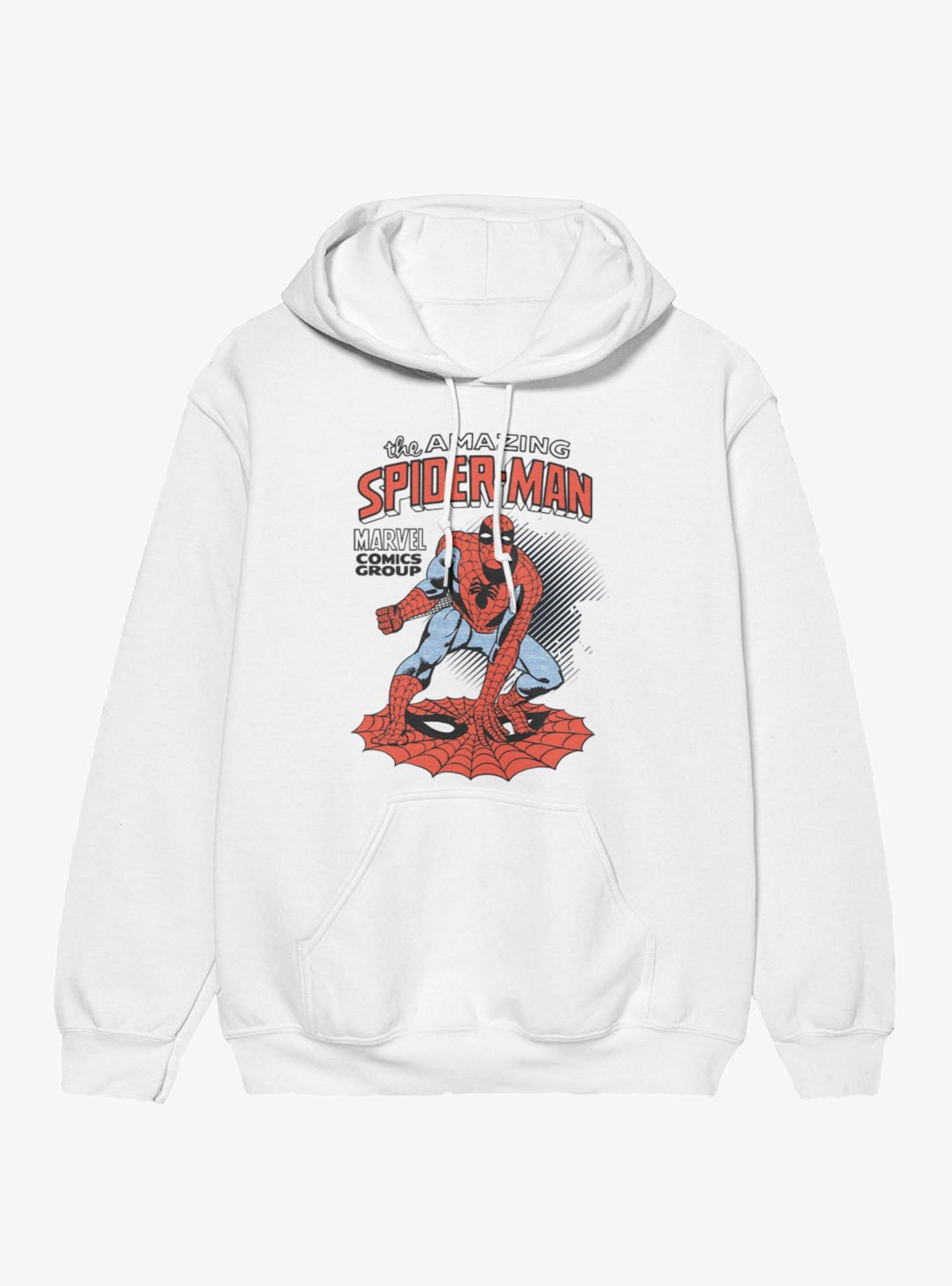 Marvel Retro The Amazing Spider-Man Superhero Pose Hoodie, , hi-res