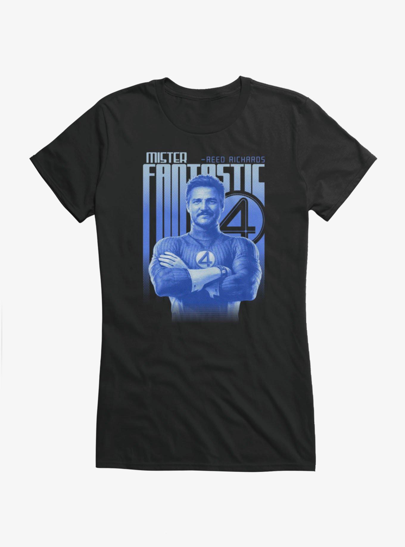 Marvel Fantastic Four Mister Fantastic Blue Reed Richards Girls T-Shirt, , hi-res
