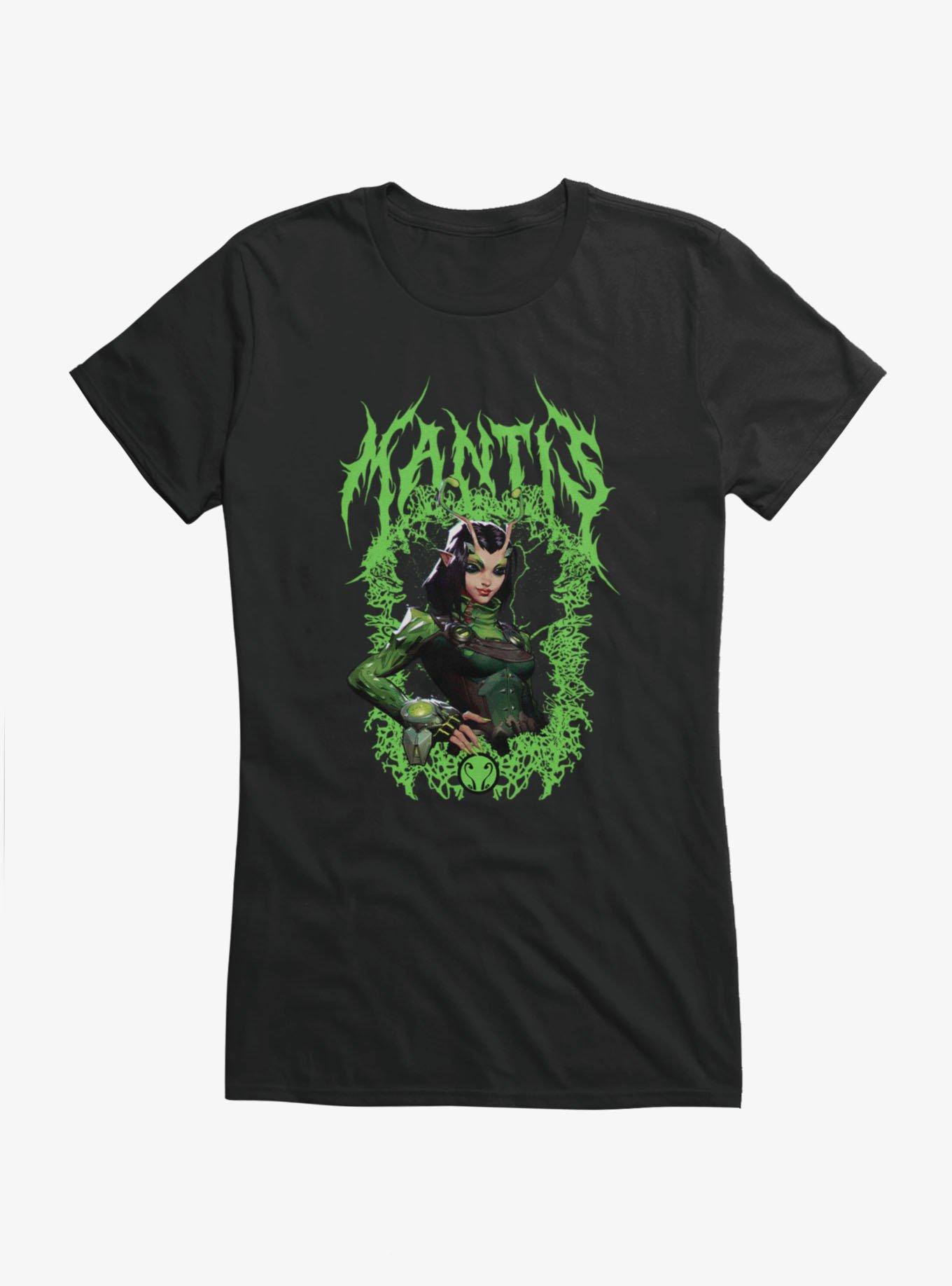 Marvel Rivals Mantis Metal Logo Girls T-Shirt, , hi-res