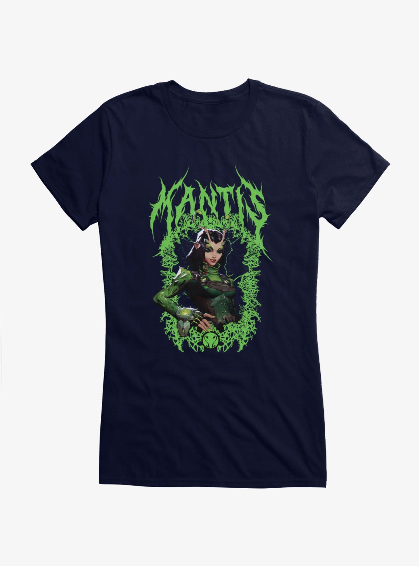 Marvel Rivals Mantis Metal Logo Girls T-Shirt, , hi-res