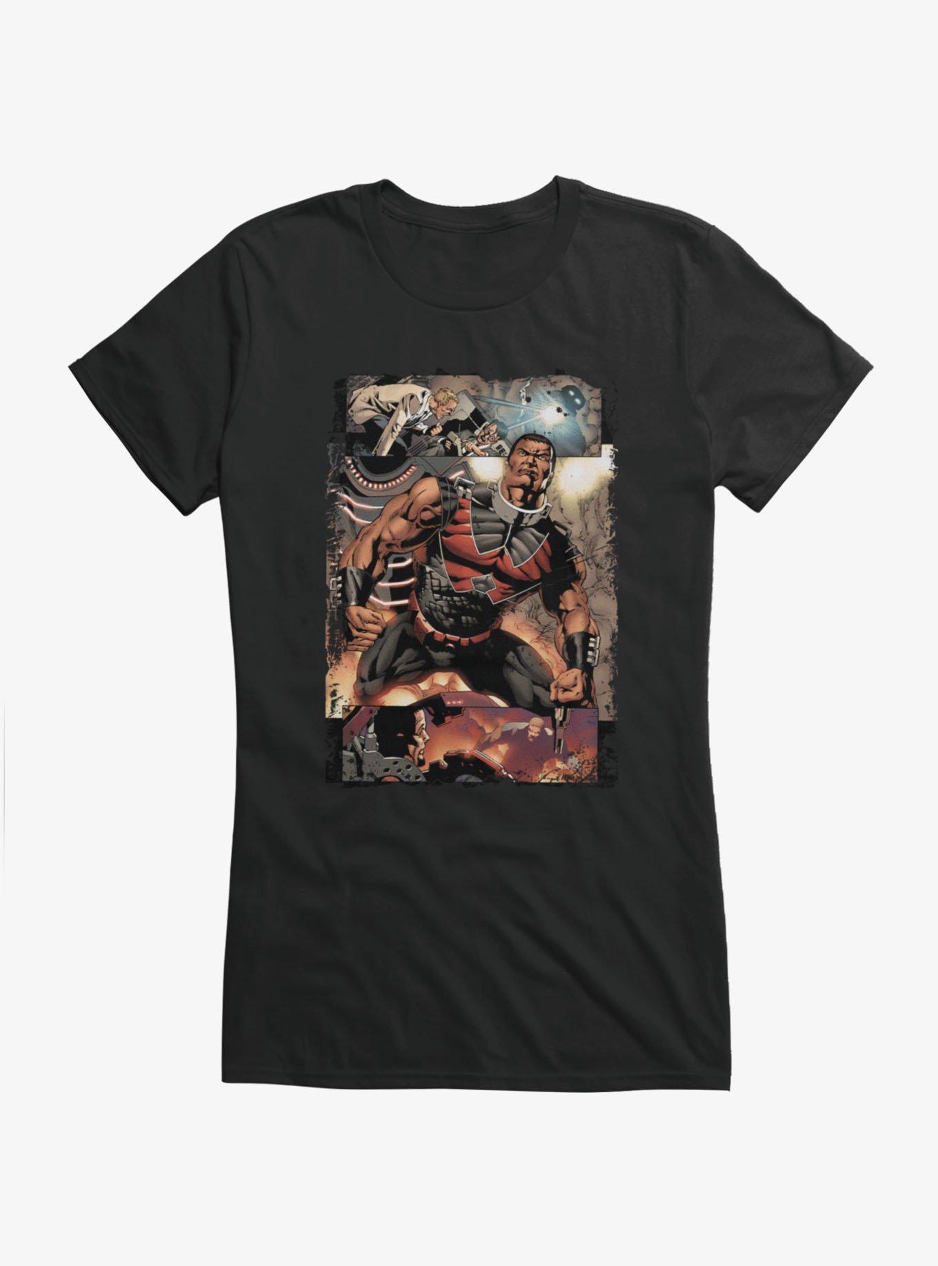 Marvel Wonder Man Comic Panel Girls T-Shirt, , hi-res