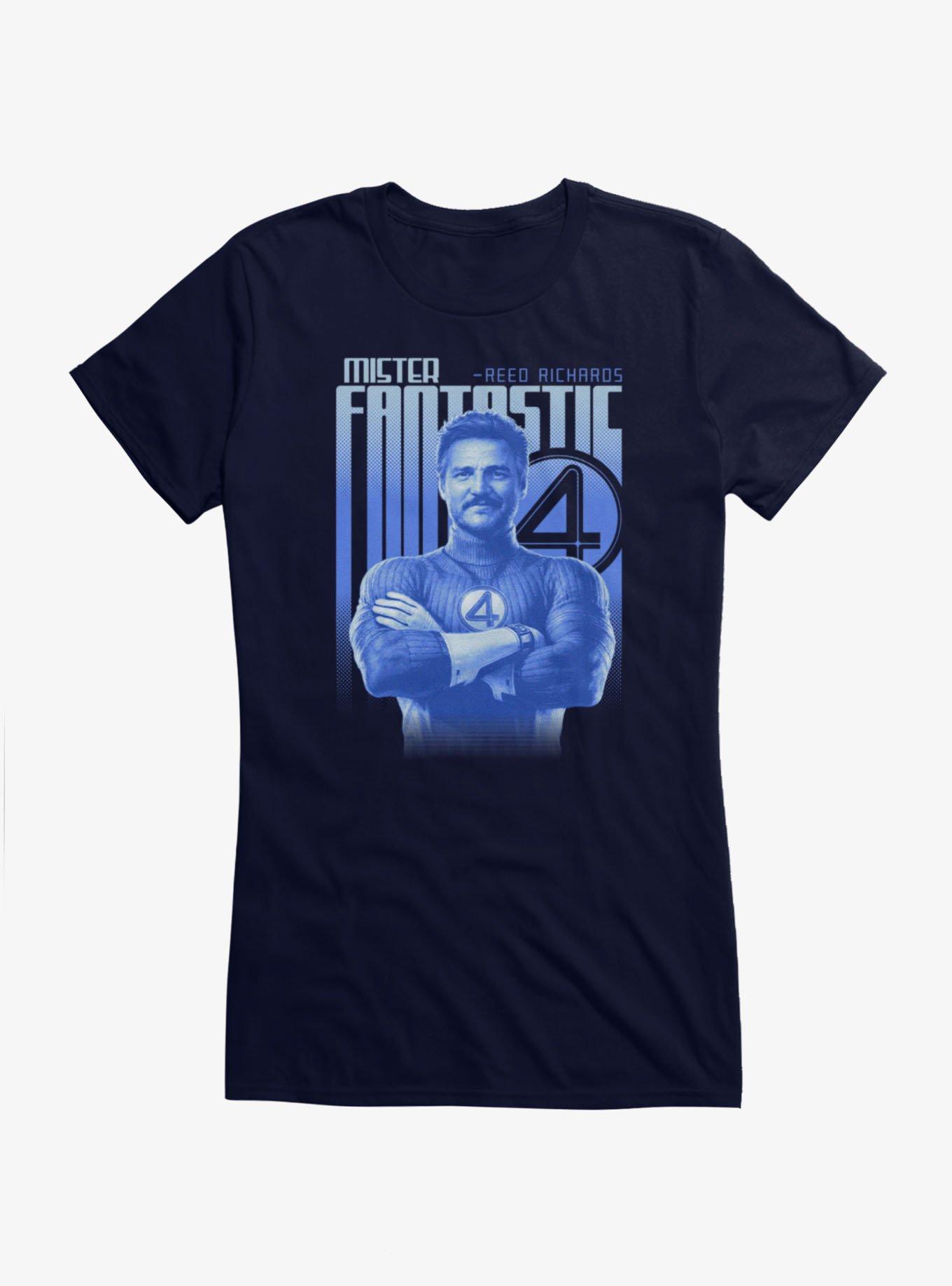 Marvel Fantastic Four Mister Fantastic Blue Reed Richards Girls T-Shirt, , hi-res