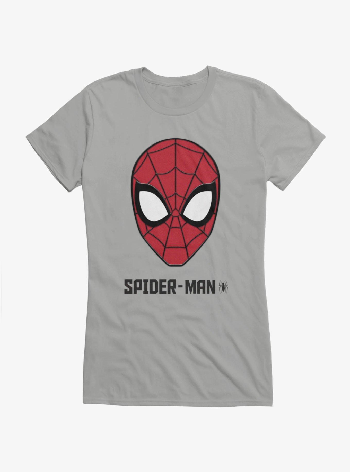 Marvel Spider-Man Big Face Logo Girls T-Shirt, , hi-res