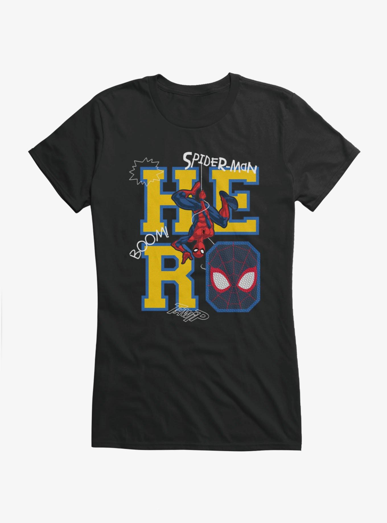 Marvel Spider-Man Hero Collegiate Girls T-Shirt, , hi-res