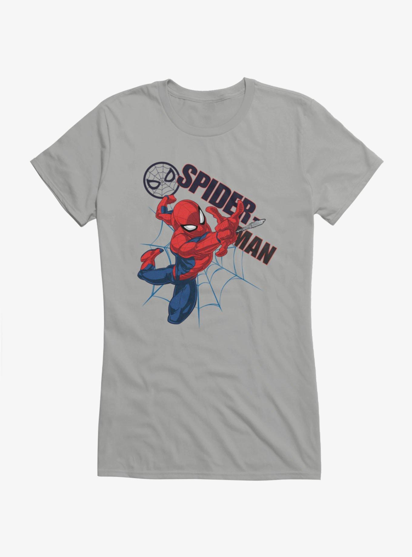 Marvel Spider-Man Web-Sling Into Action Girls T-Shirt