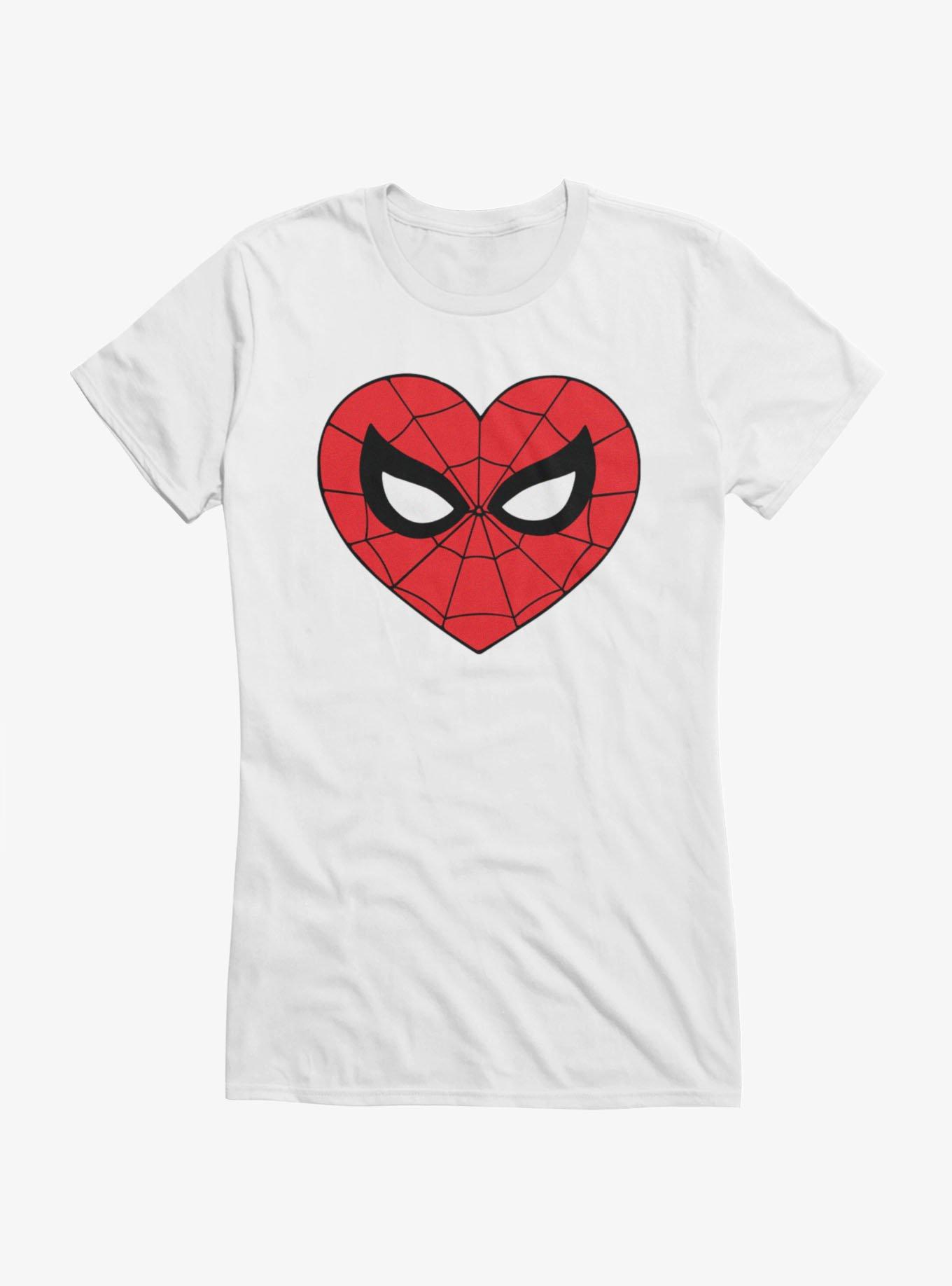 Marvel Spider-Man Heart Logo Girls T-Shirt, , hi-res