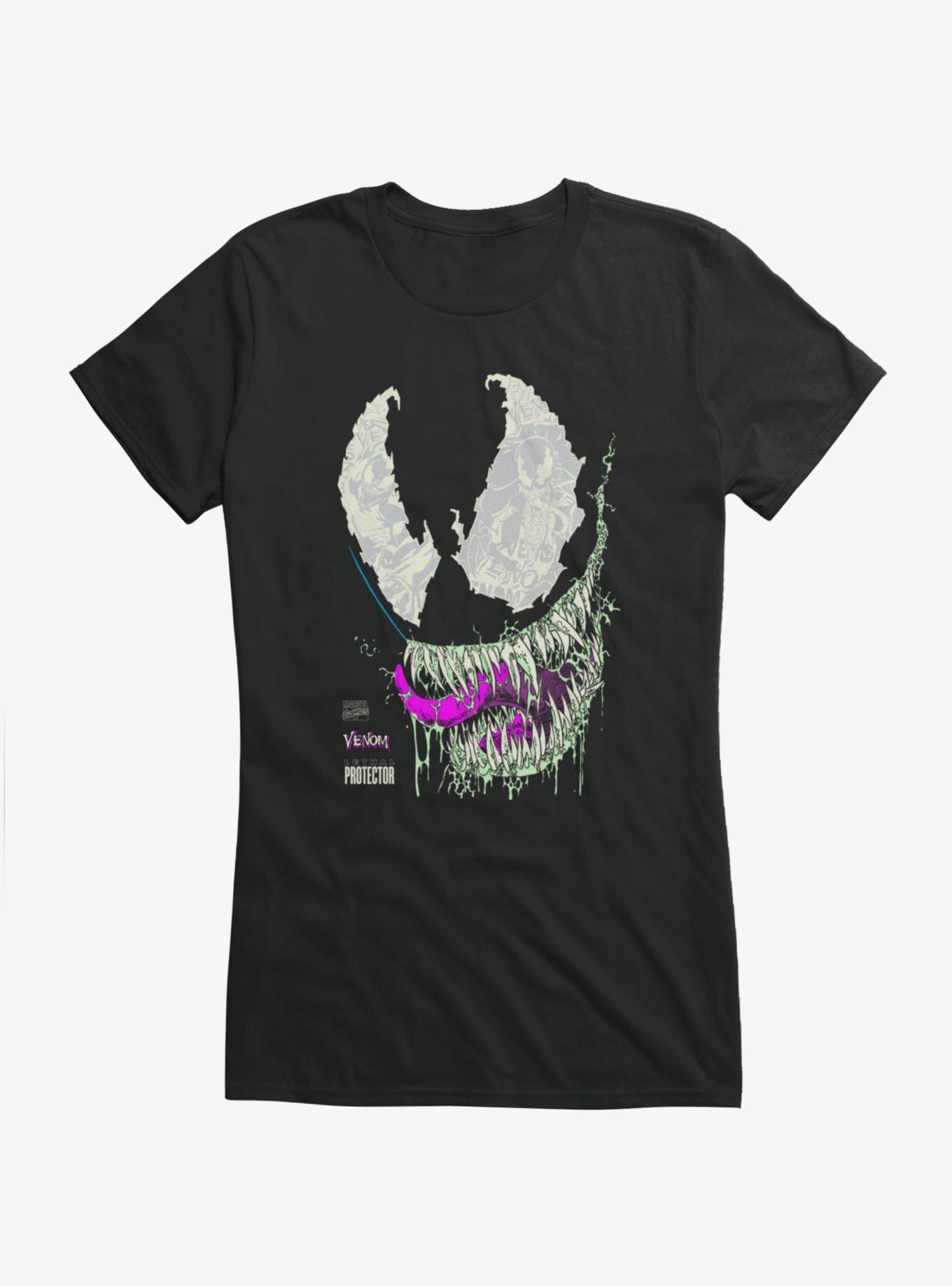 Marvel Retro Venom Lethal Protector Panel Eyes Girls T-Shirt, , hi-res