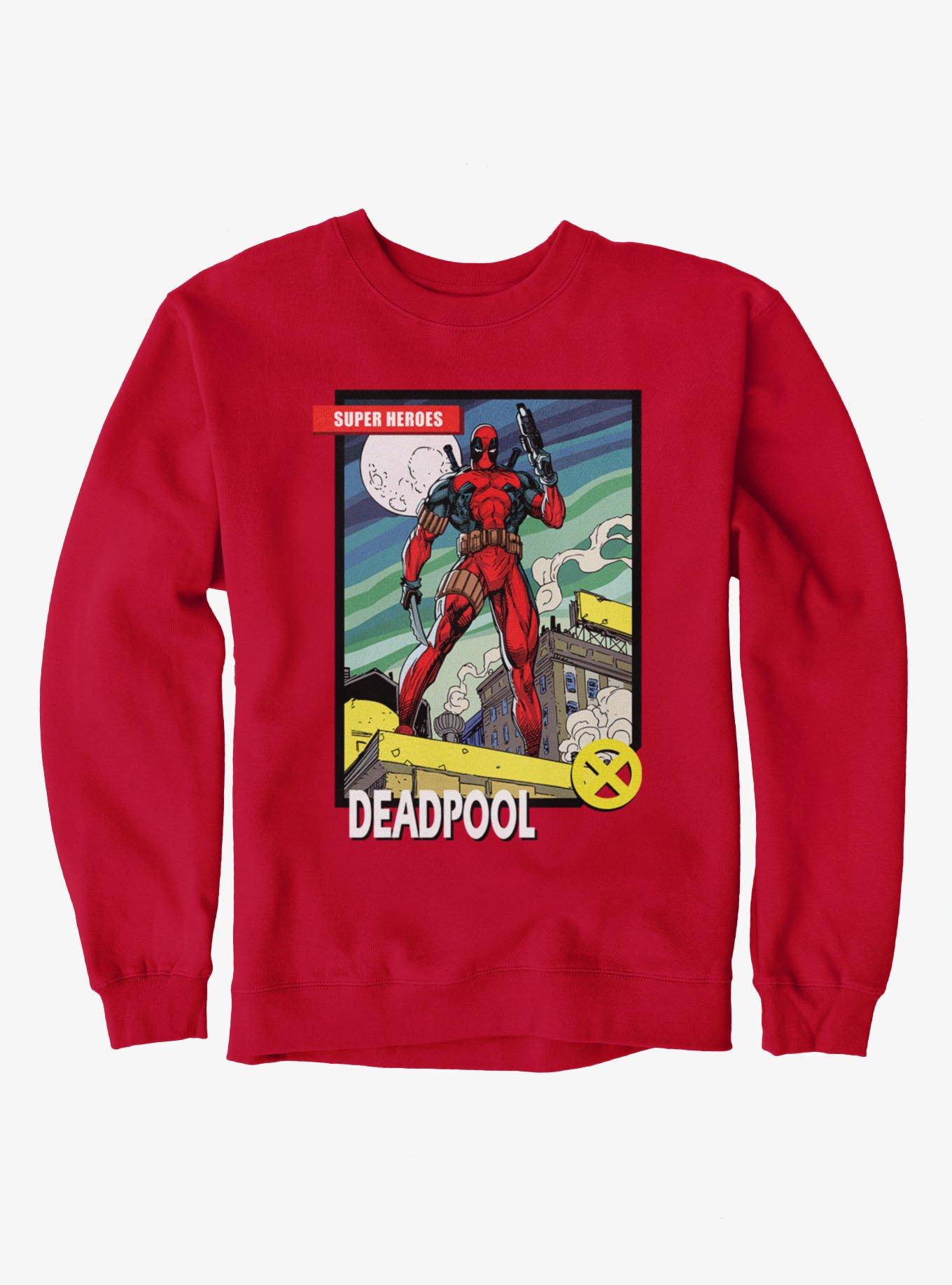Marvel Deadpool Super Heroes Trading Card Sweatshirt, , hi-res
