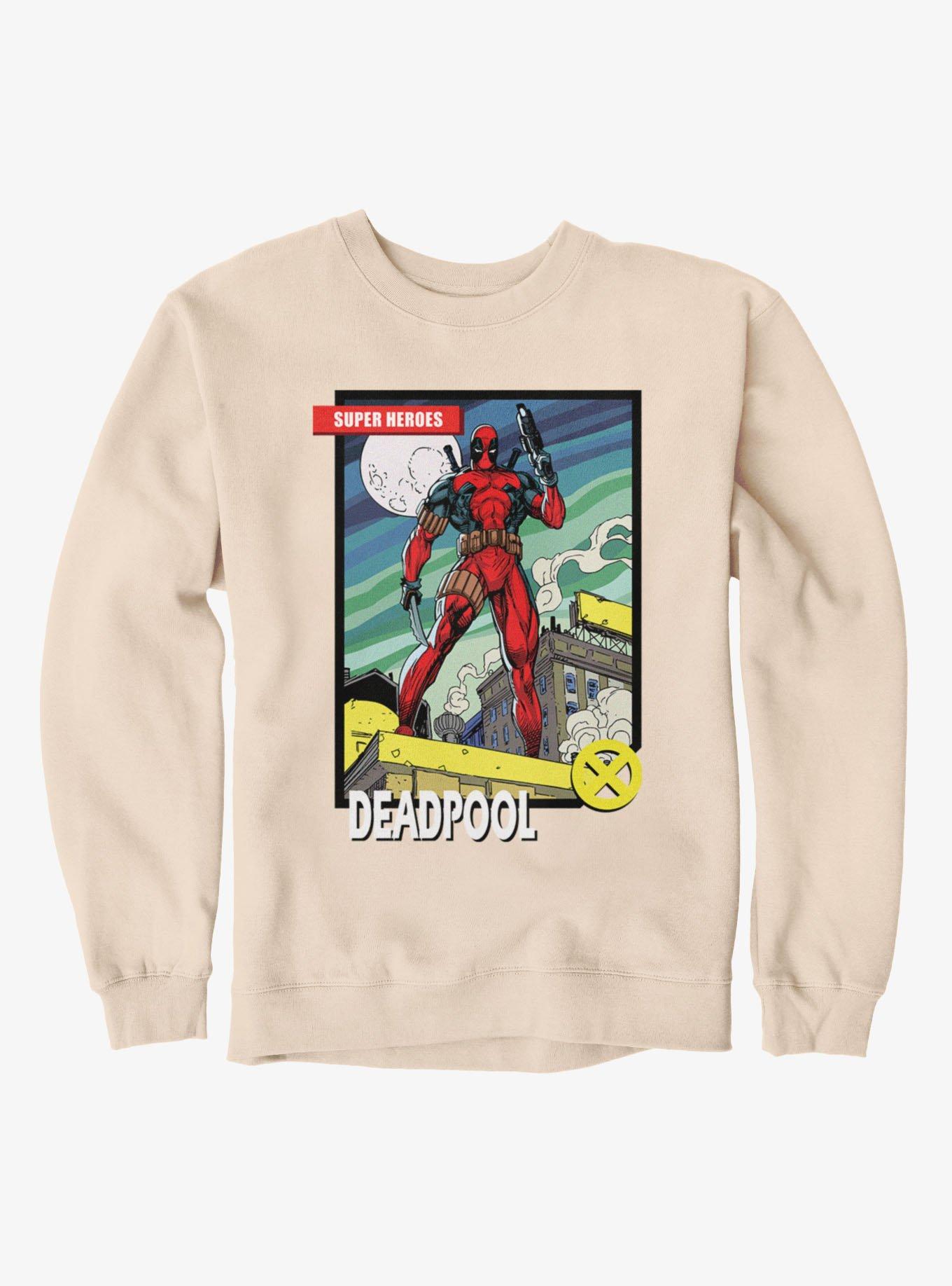 Marvel Deadpool Super Heroes Trading Card Sweatshirt, , hi-res