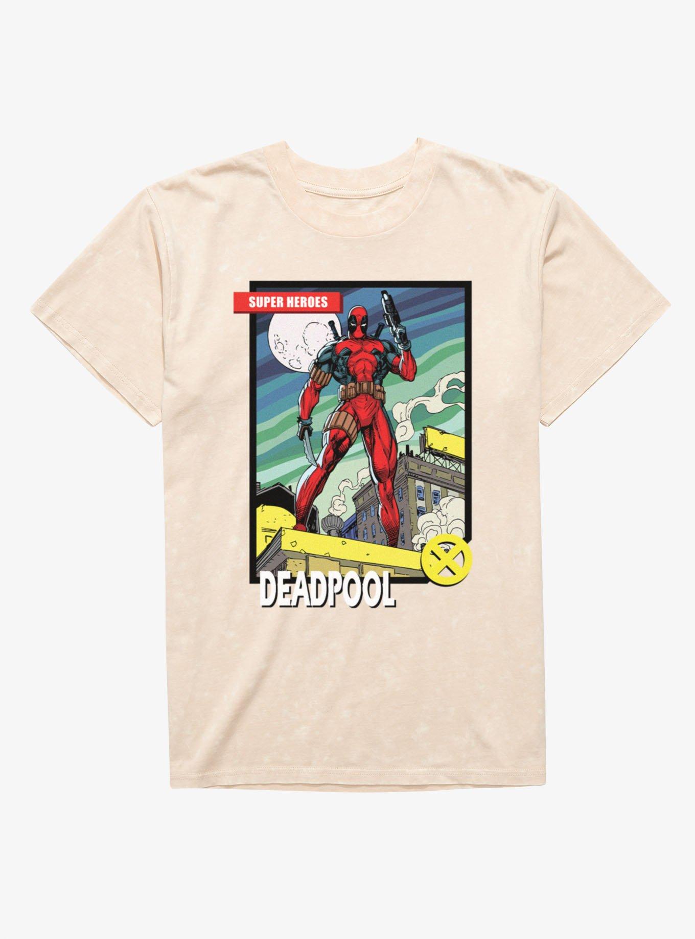 Marvel Deadpool Super Heroes Trading Card Mineral Wash T-Shirt, , hi-res