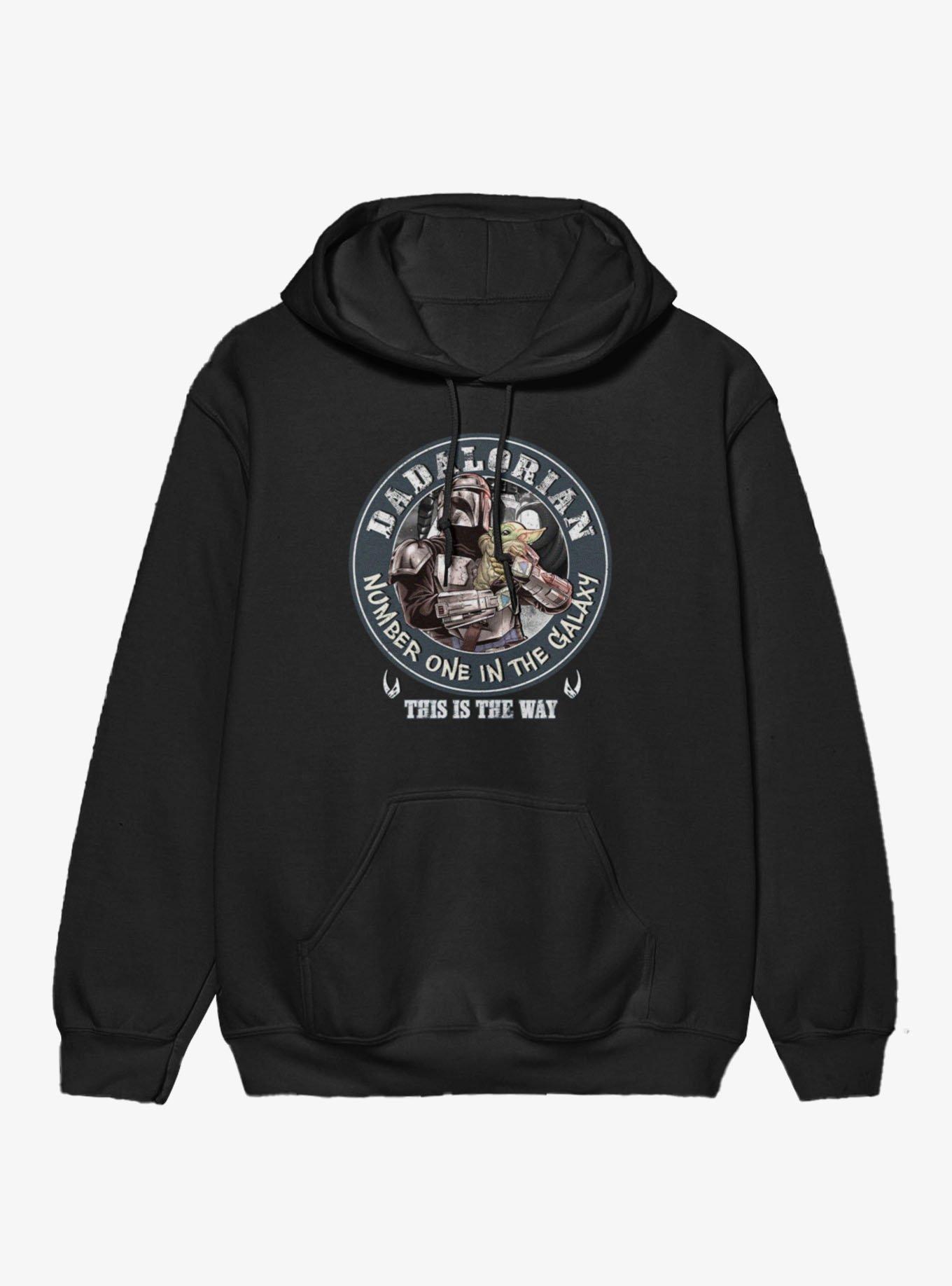 Star Wars The Mandalorian Dadalorian Circle Crest Hoodie, , hi-res