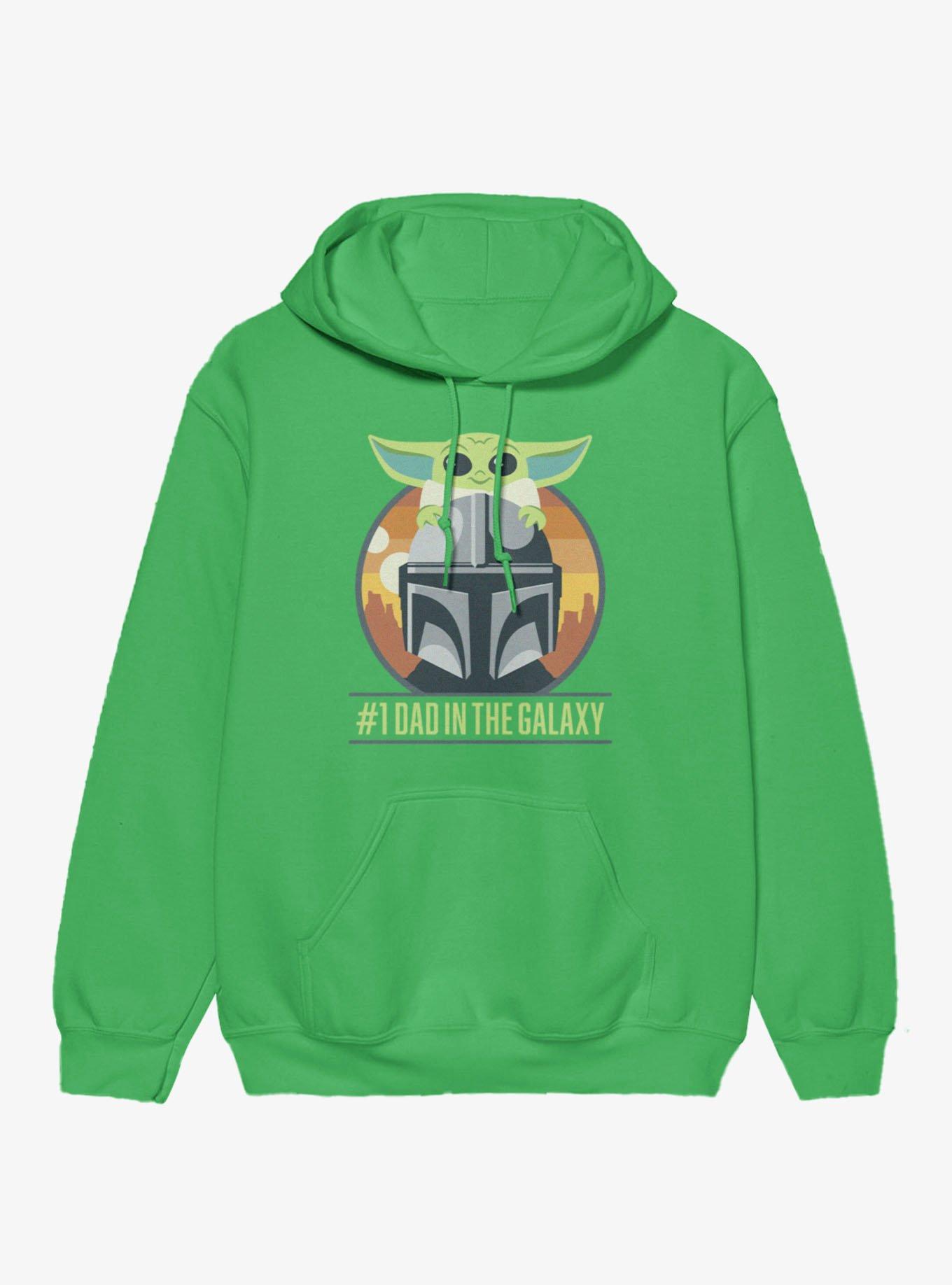 Star Wars The Mandalorian Grogu On Number 1 Dad Helmet Hoodie, , hi-res