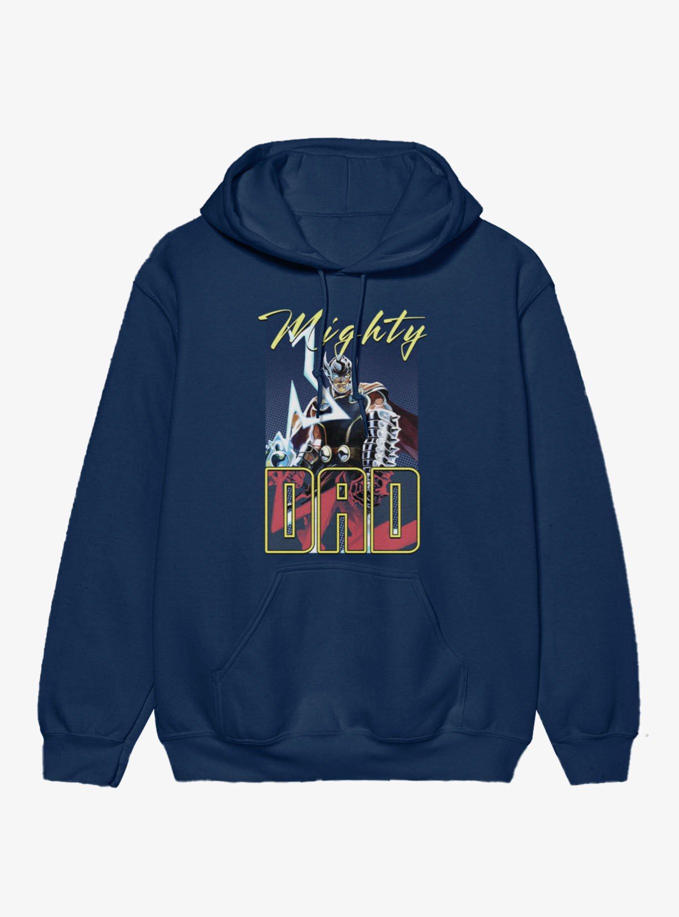Marvel Thor Retro Mighty Dad Lightning Hoodie, , hi-res