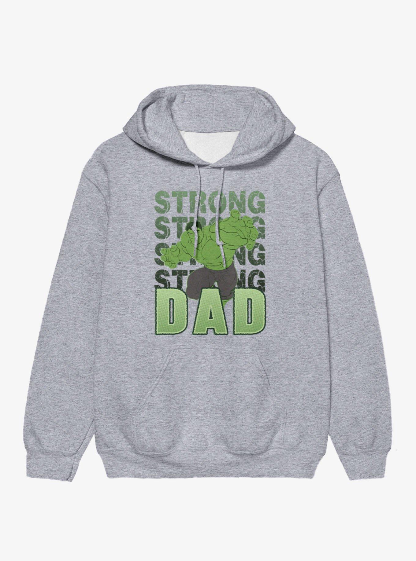 Marvel The Hulk Strong Dad Hoodie, , hi-res