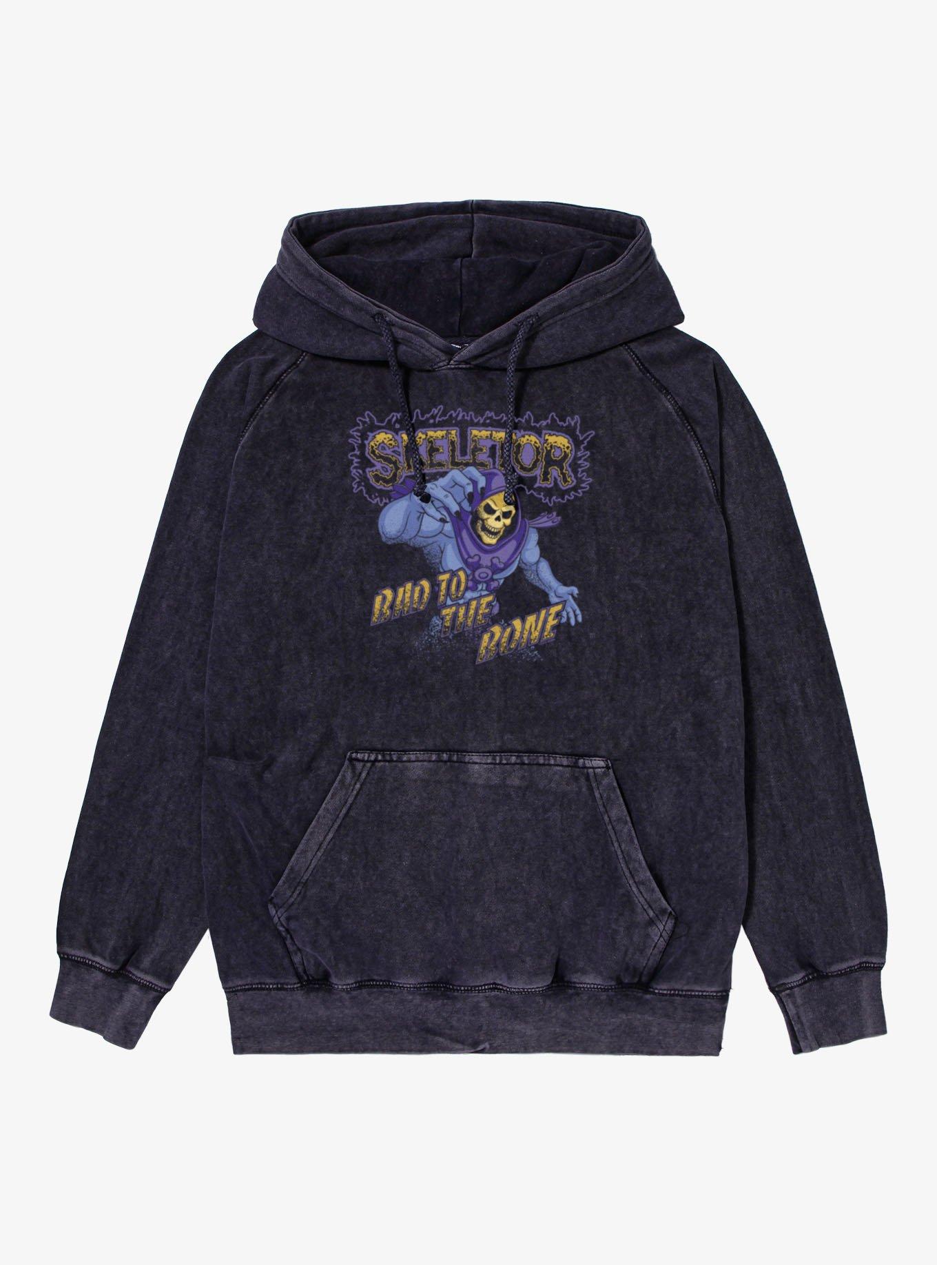 Masters Of The Universe Skeletor Bad To The Bone Mineral Wash Hoodie, , hi-res