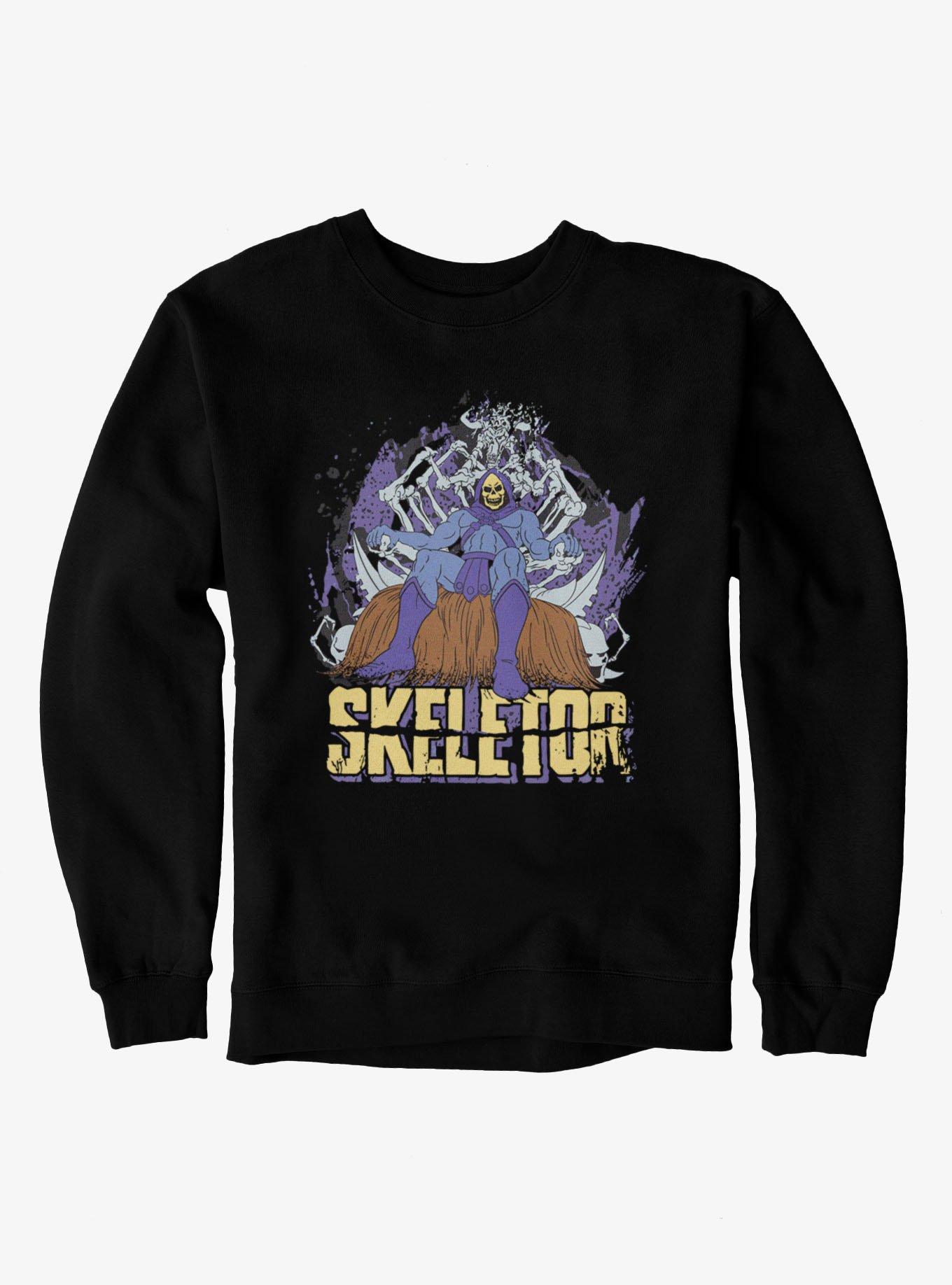 Masters Of The Universe Skeletor On The Throne Of Bones Sweatshirt, , hi-res