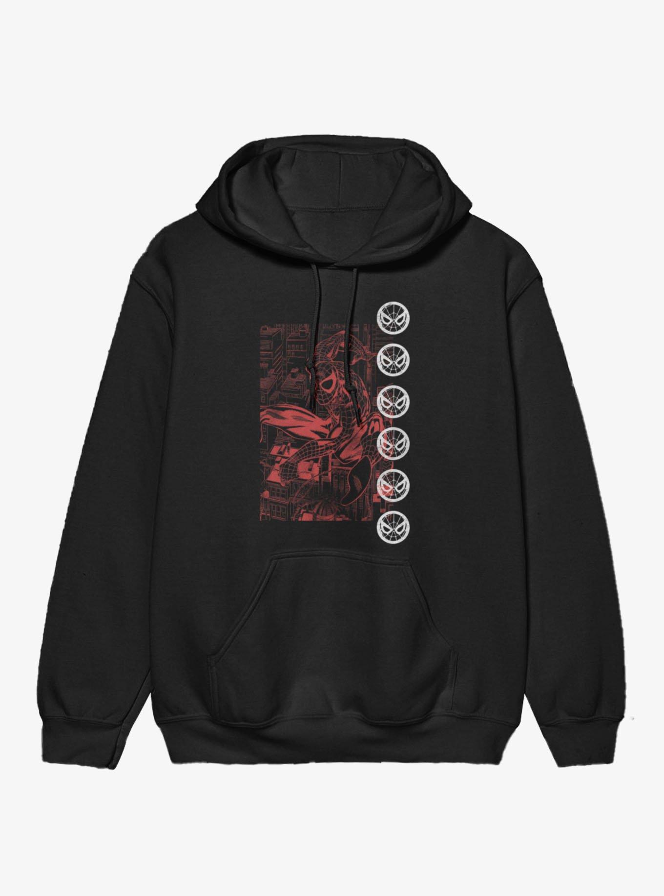 Marvel Comics Retro Red Ink Panel Hoodie, , hi-res