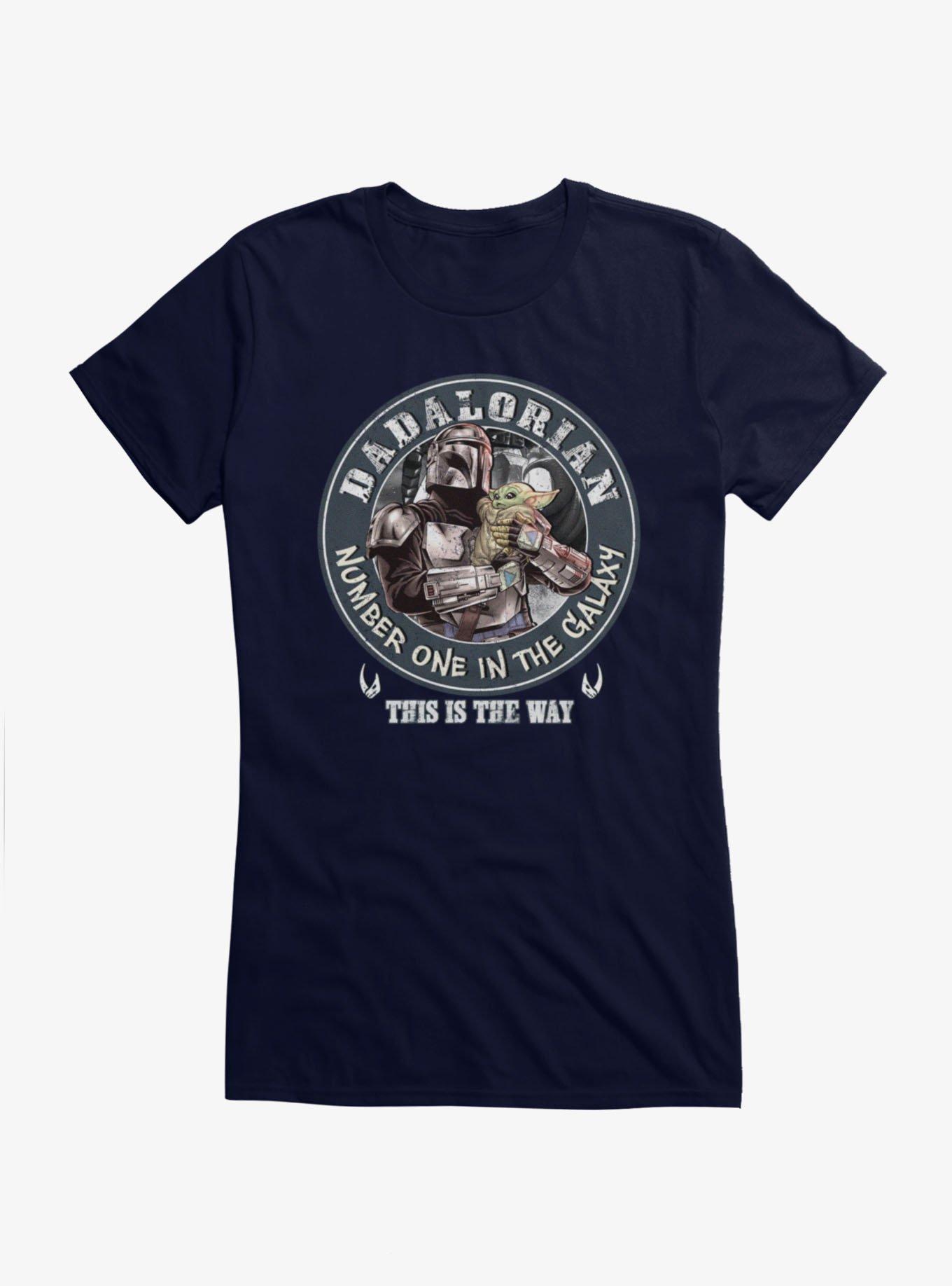 Star Wars The Mandalorian Dadalorian Circle Crest Girls T-Shirt, , hi-res