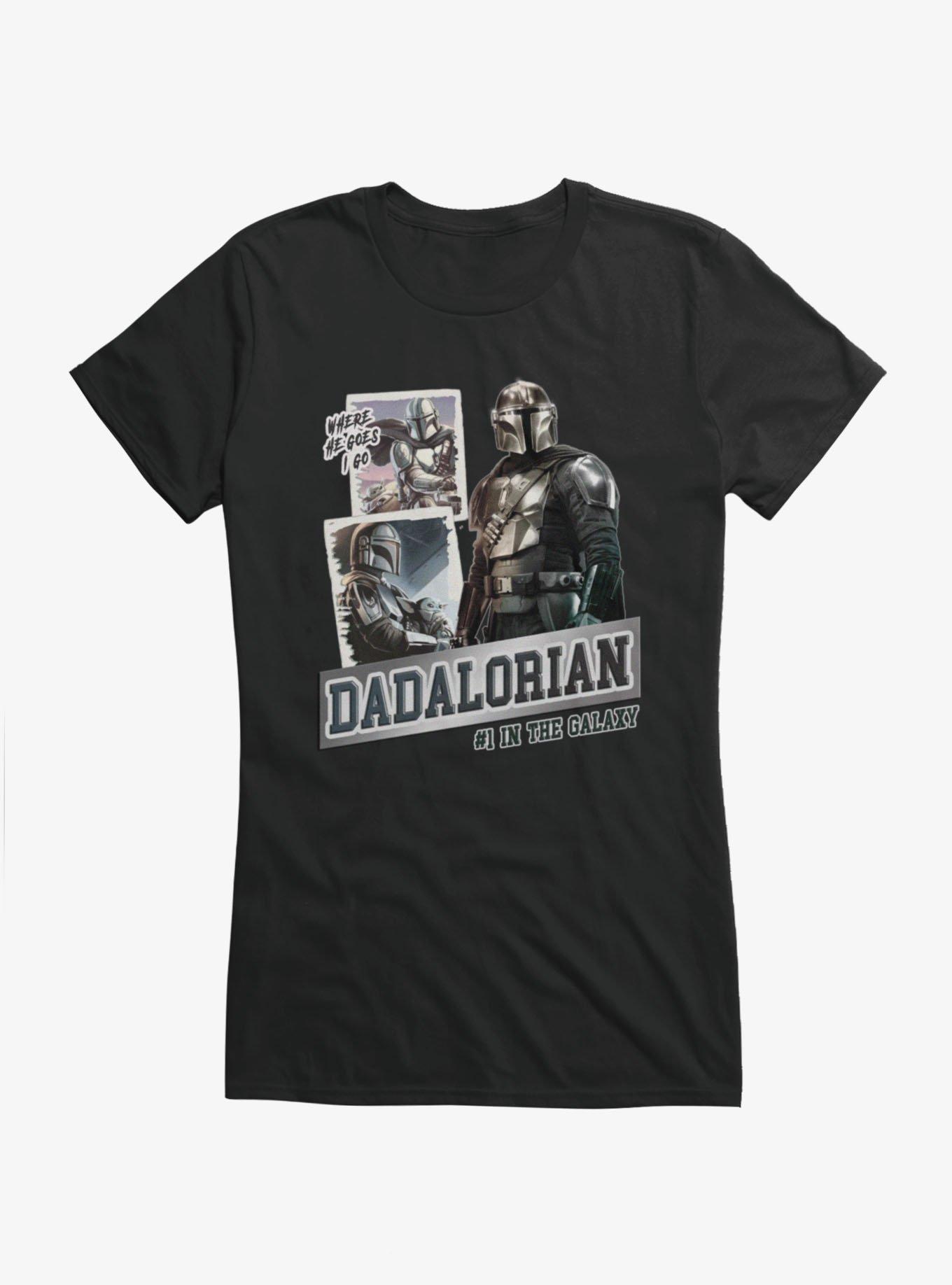 Star Wars The Mandalorian I Go With Dadalorian Trip Photos Girls T-Shirt, , hi-res