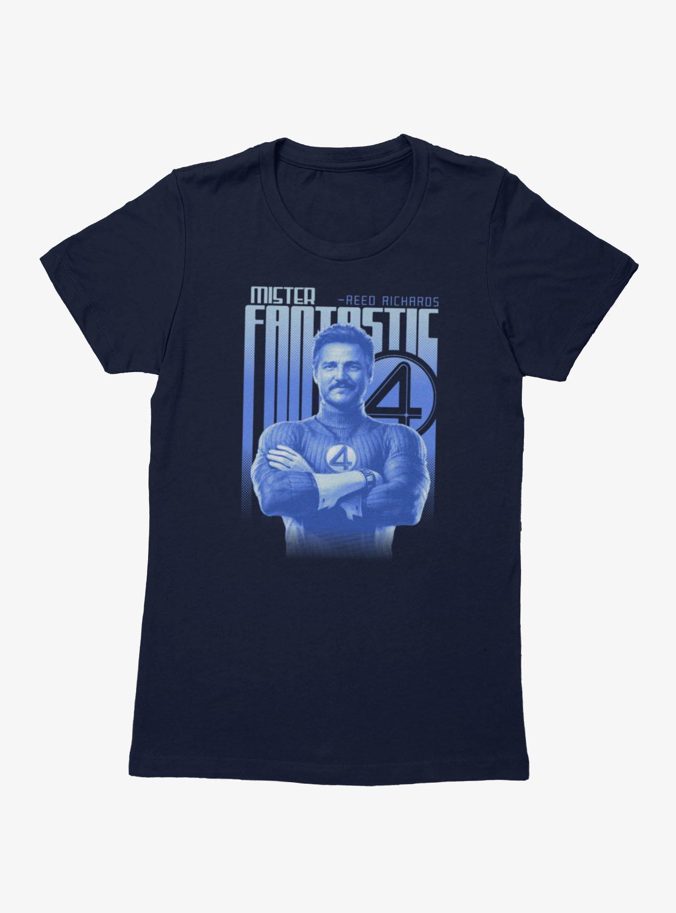 Marvel Fantastic 4 Mister Fantastic In Blue Reed Richards Womens T-Shirt, , hi-res