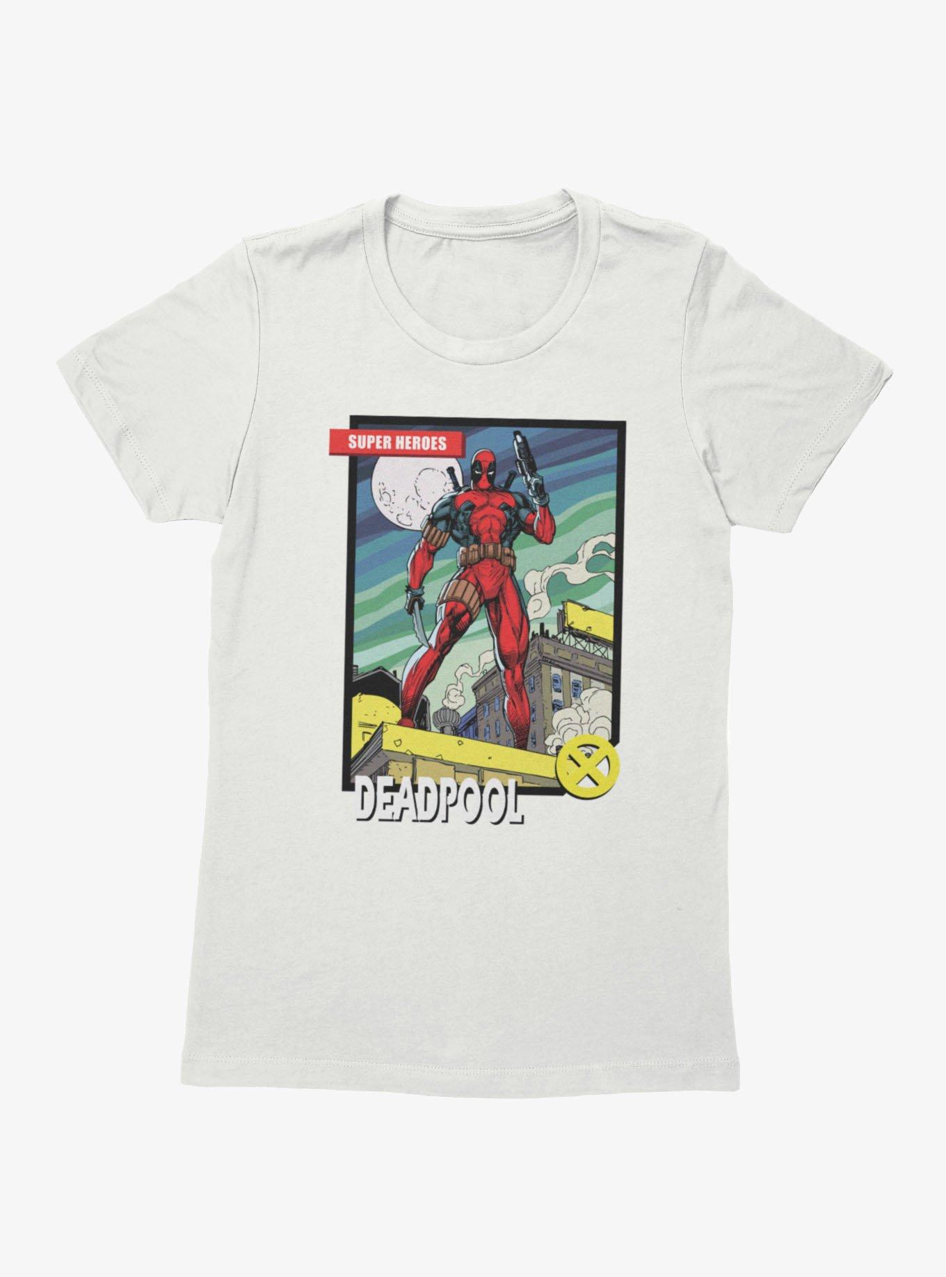 Marvel Deadpool Super Hero Card Womens T-Shirt, , hi-res