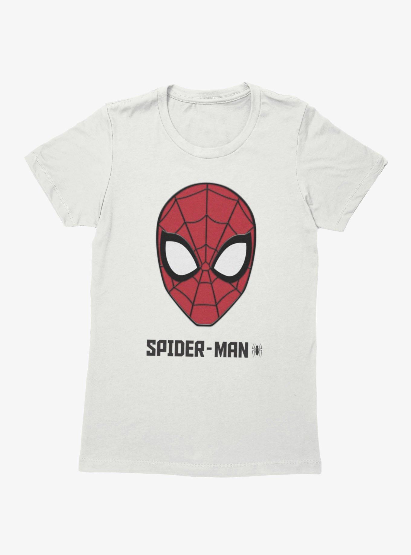 Marvel Spider-Man Big Face With Name Womens T-Shirt, , hi-res