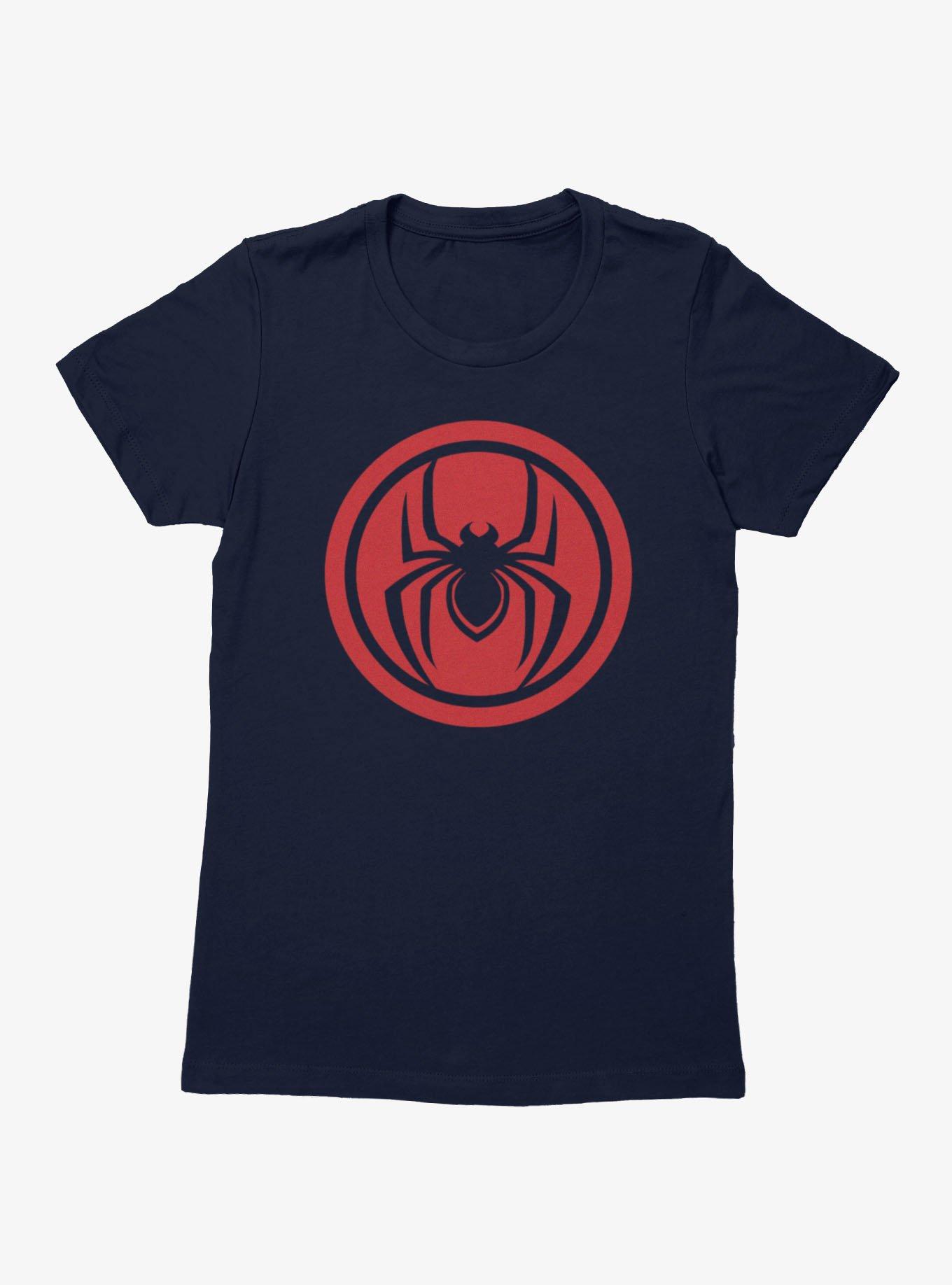 Marvel Spider-Man Red Circle Icon Womens T-Shirt