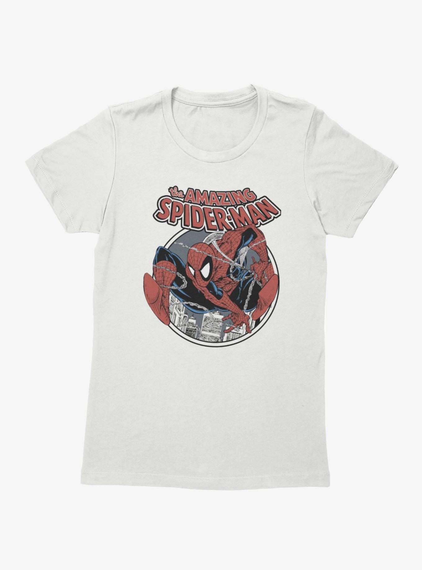 Marvel Spider-Man Web Sling Circle Womens T-Shirt, , hi-res