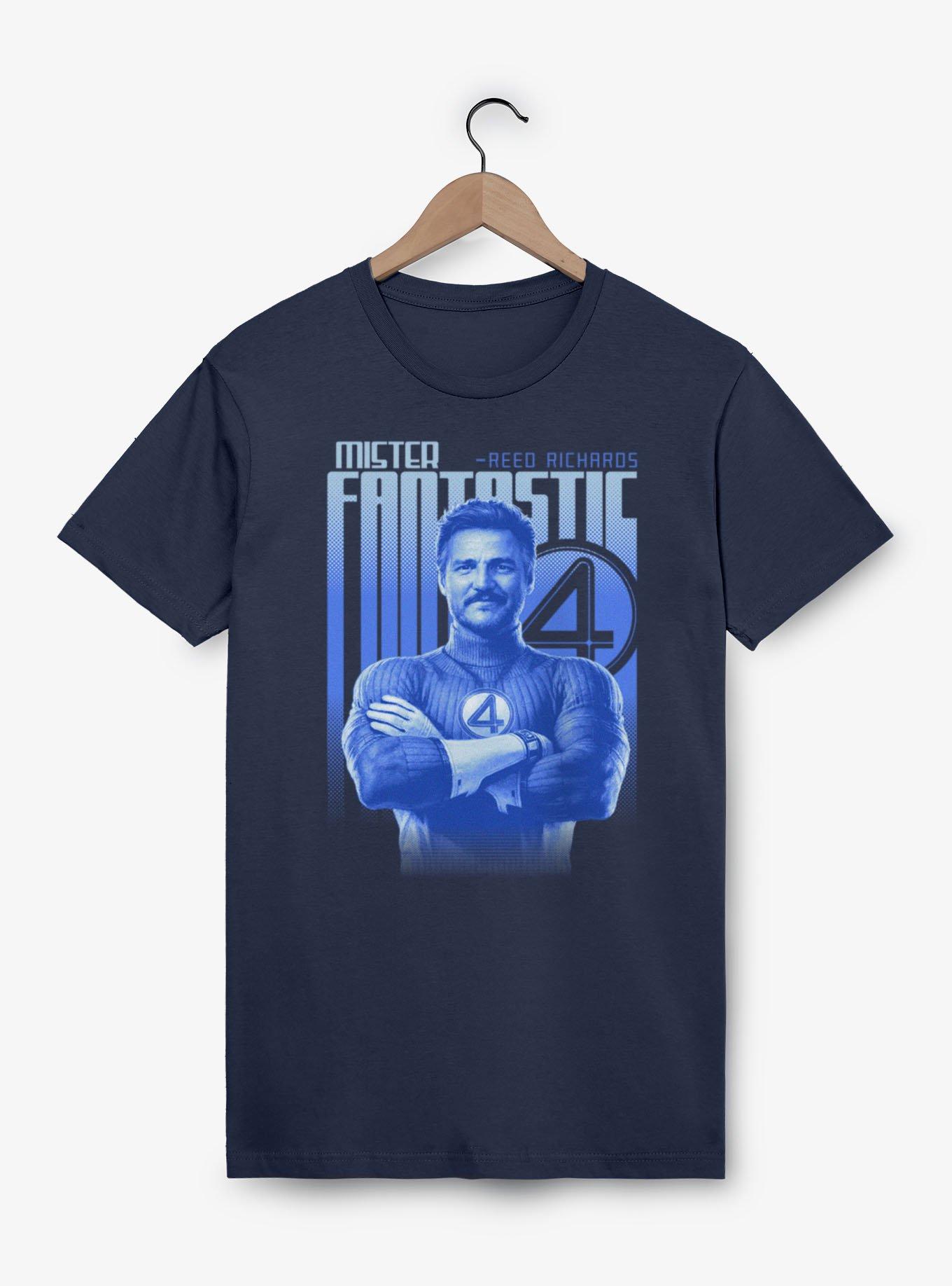 Marvel Fantastic 4 Mister Fantastic In Blue Reed Richards T-Shirt, , hi-res