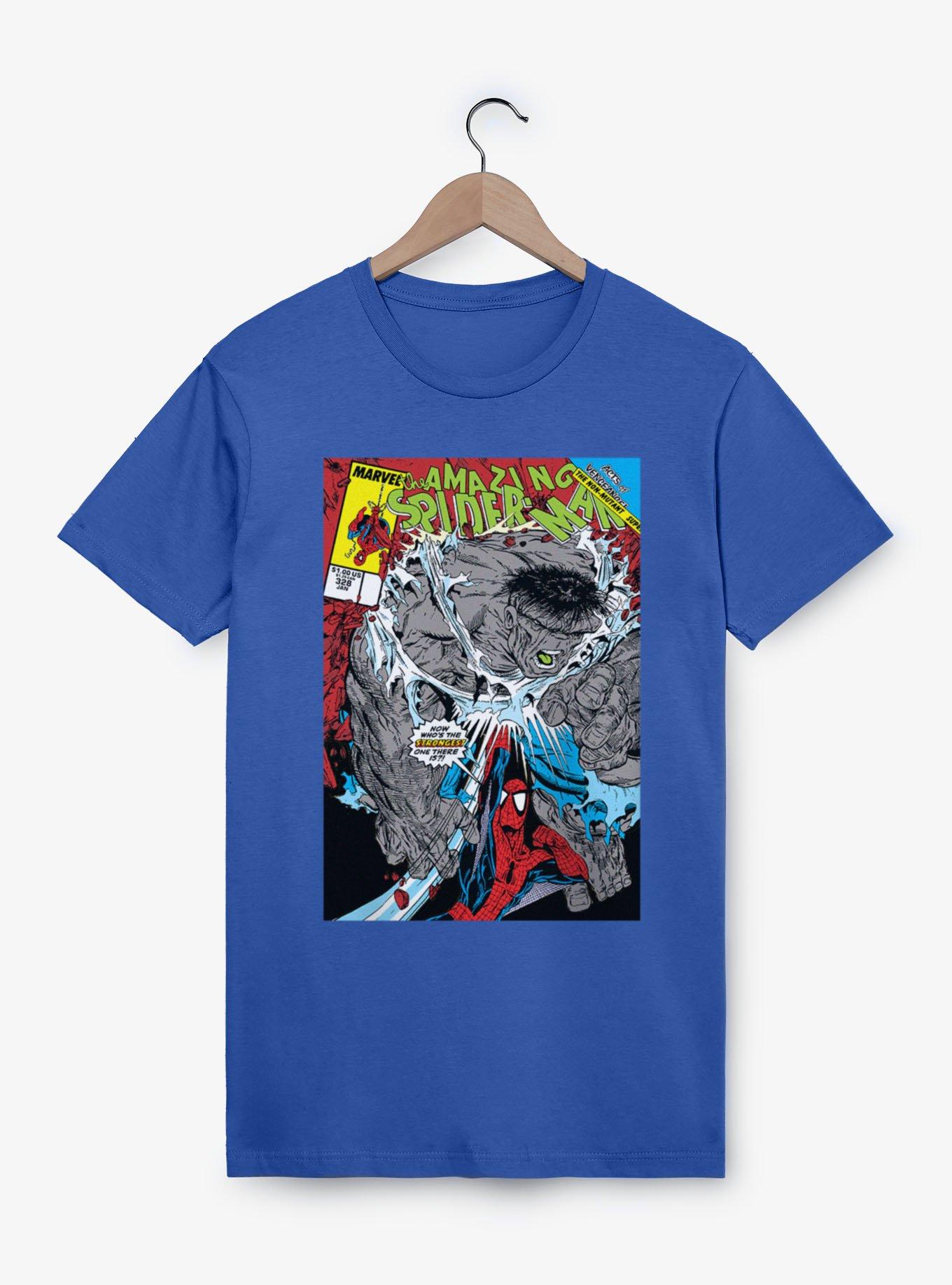 Marvel Spider-Man Strongest Punch Vs Hulk T-Shirt