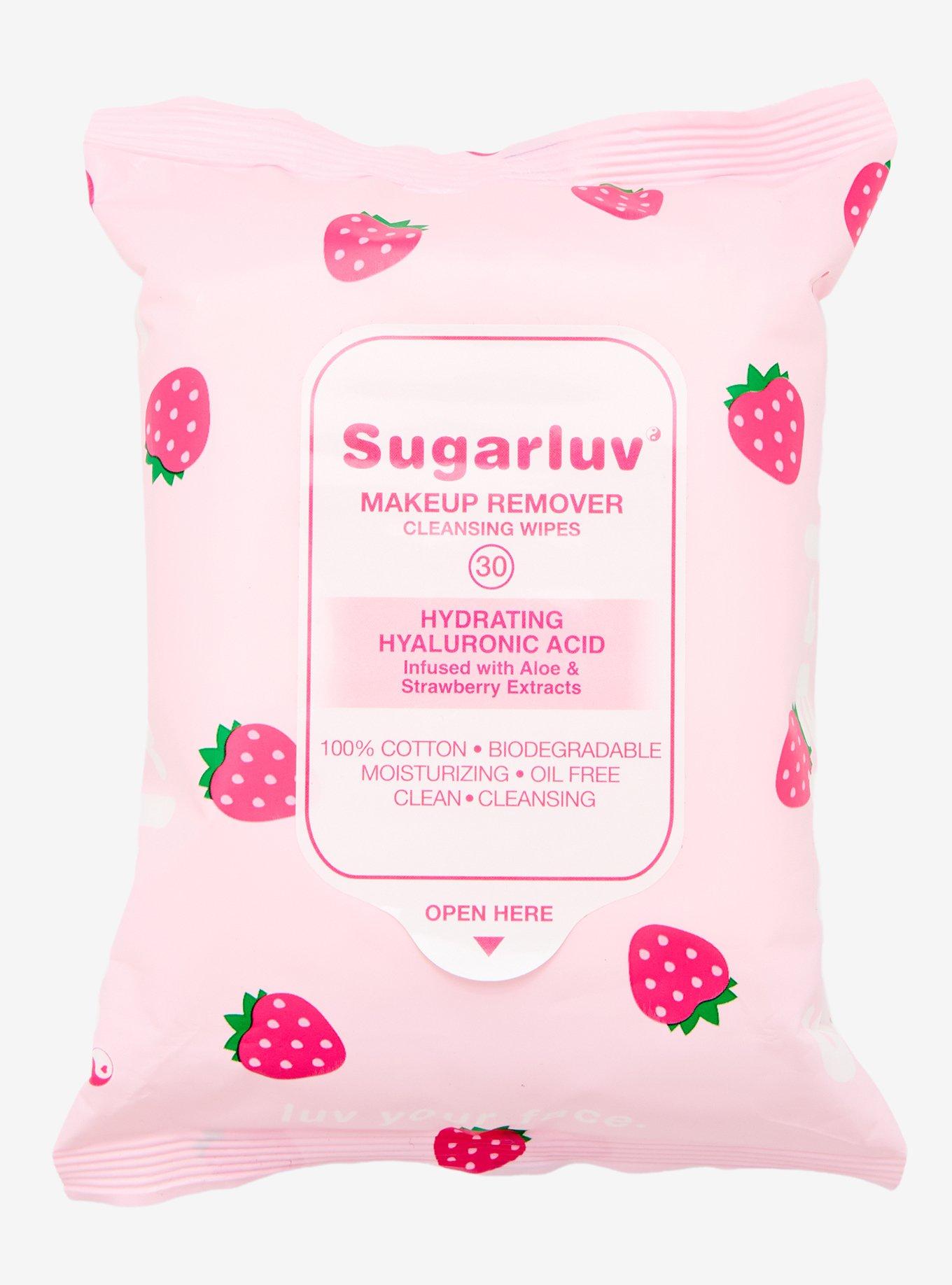 Sugarluv Strawberry Makeup Remover Wipes