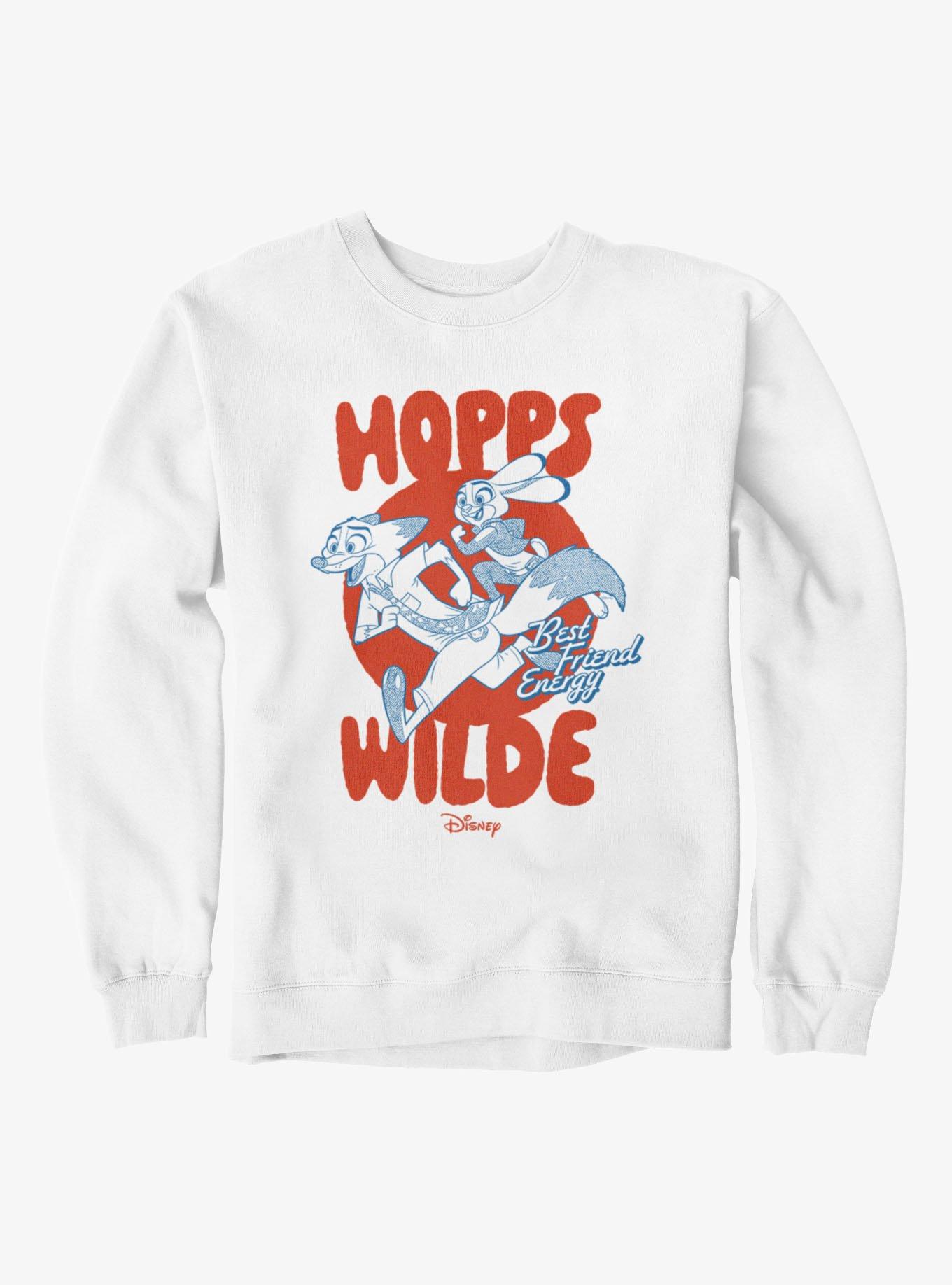 Disney Pixar Zootopia 2 Best Friend Energy Running Circle Hopps & Wilde Sweatshirt, , hi-res