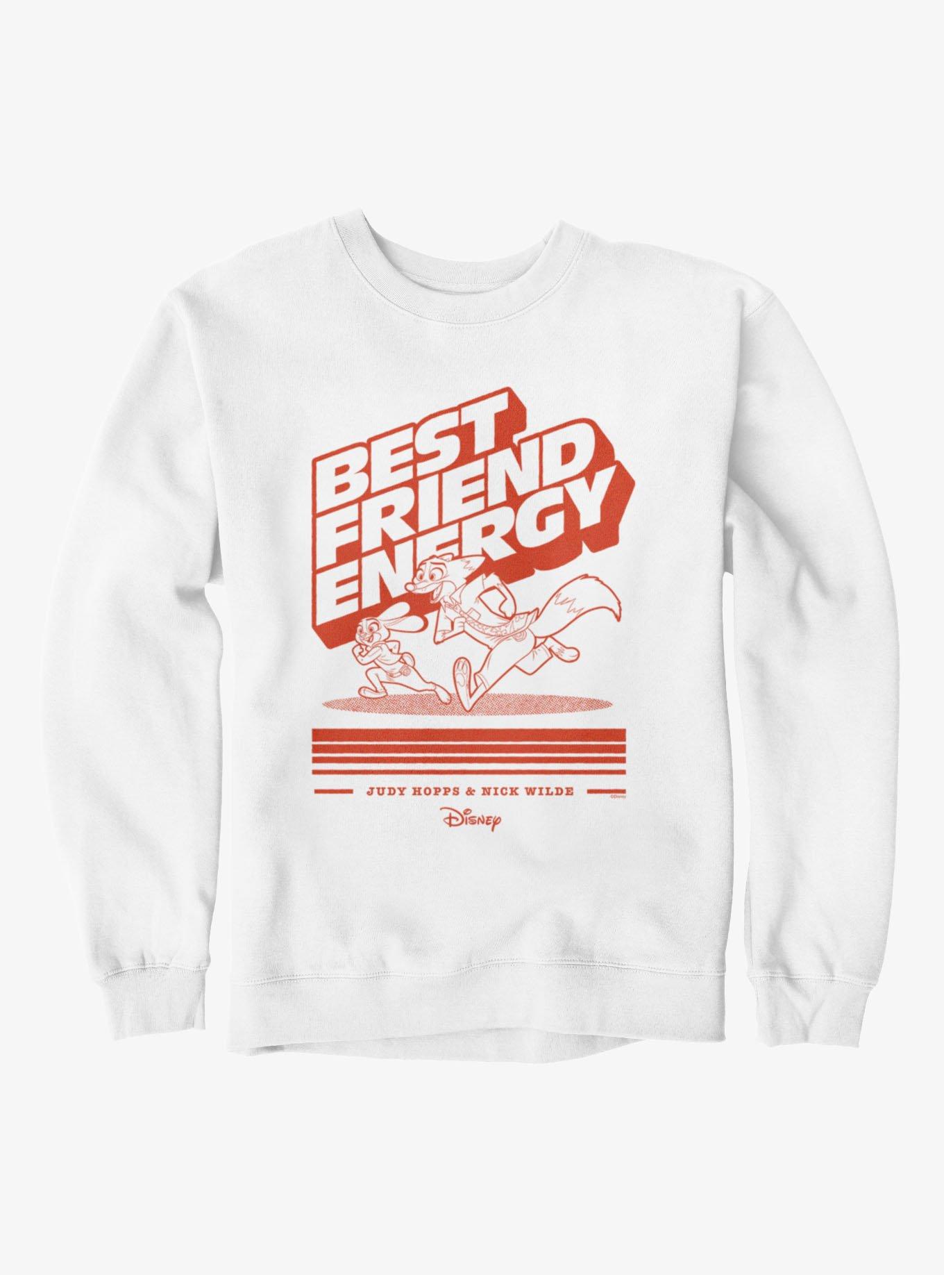 Disney Pixar Zootopia 2 Best Friend Energy Hopps & Wilde Sweatshirt, , hi-res