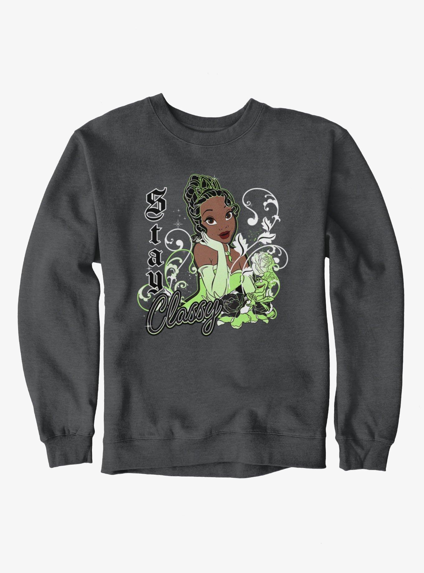 Disney The Princess and the Frog Stay Classy Floral Sweatshirt, , hi-res