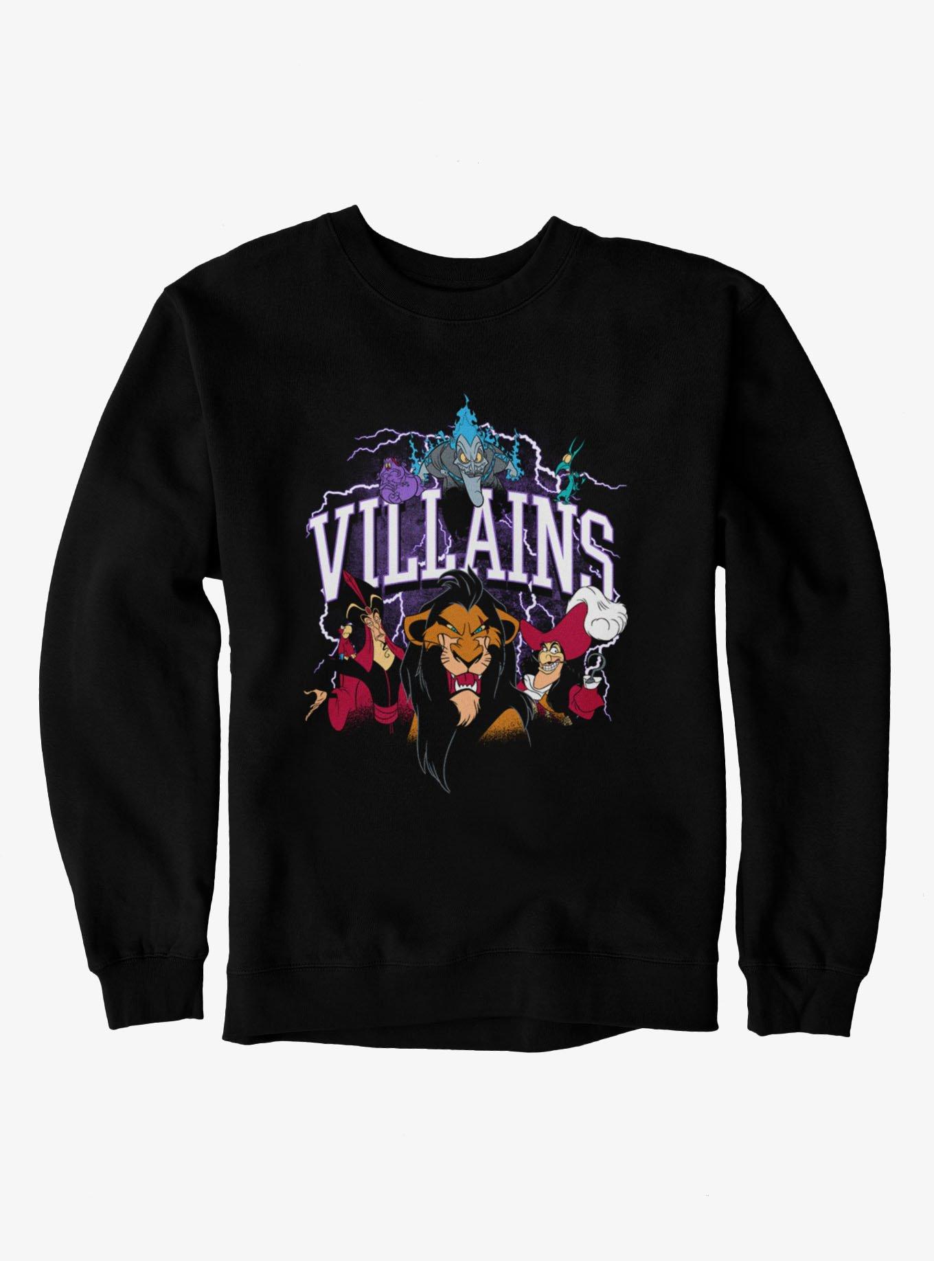 Disney Villains Lightning Evil Smiles Sweatshirt, , hi-res