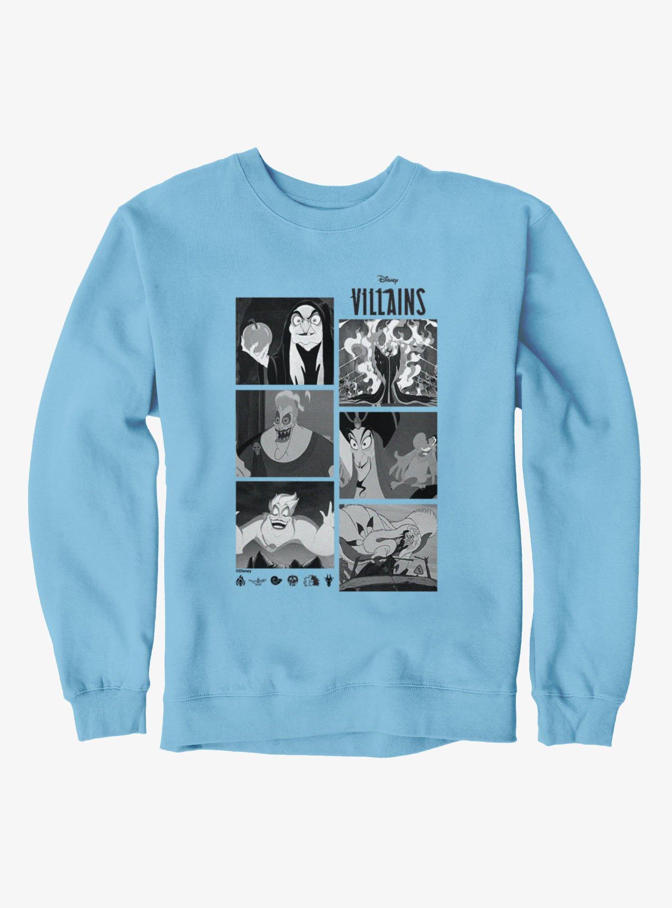 Disney Villains Monochrome Photo Reel Sweatshirt, , hi-res