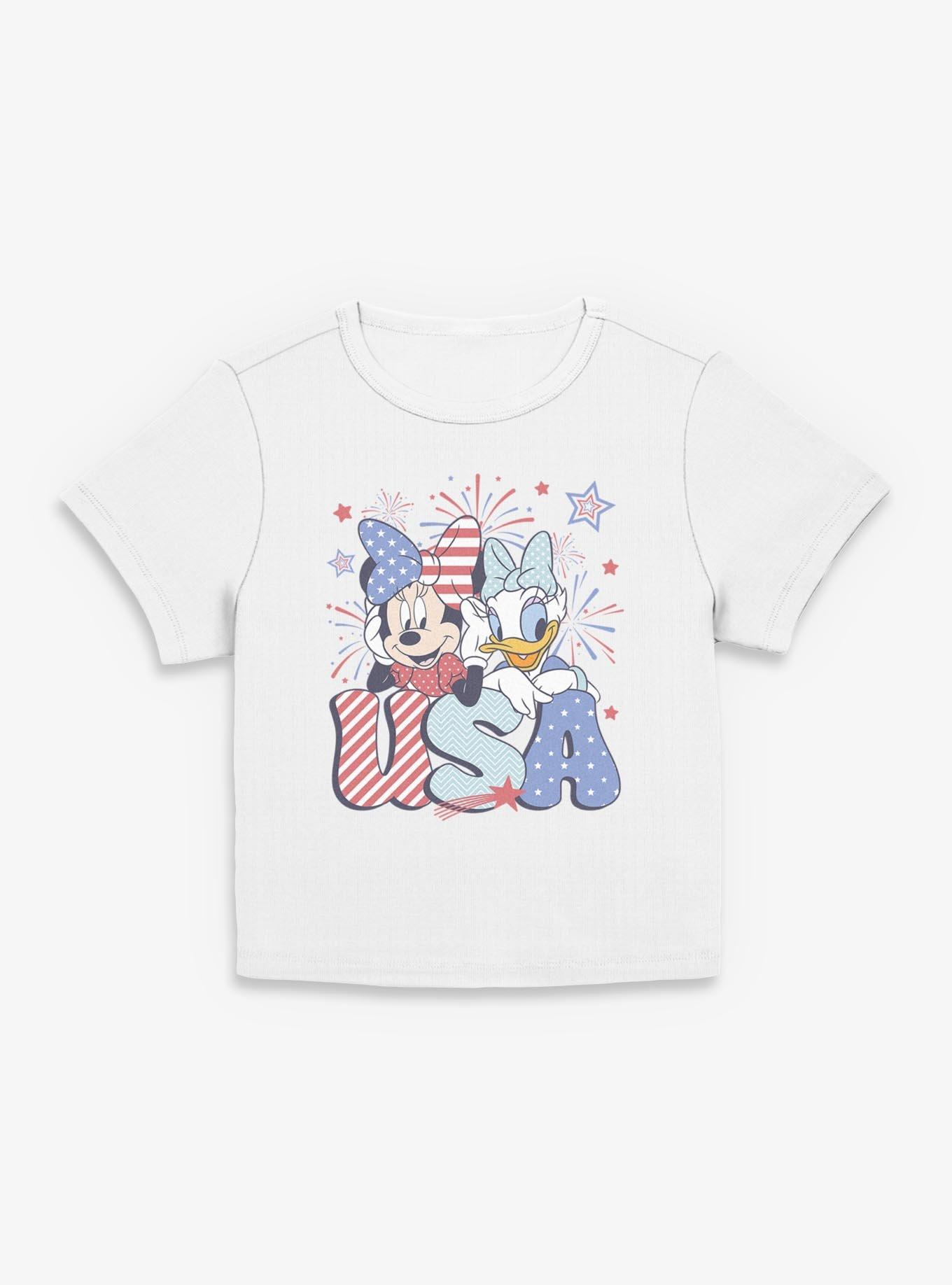 Disney Minnie Mouse & Daisy Duck USA Celebration Girls Baby T-Shirt, , hi-res