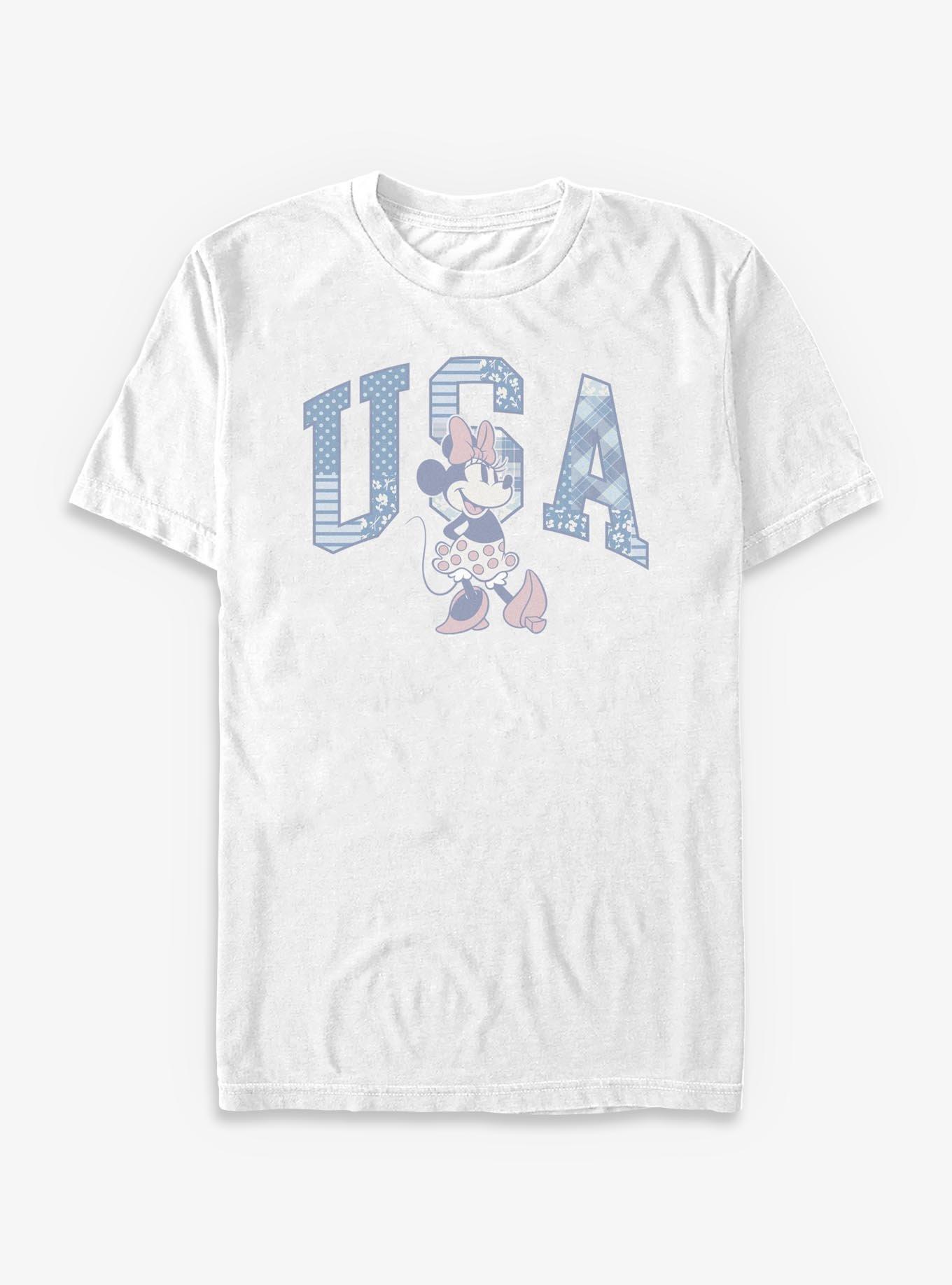 Disney Minnie Mouse USA Patch T-Shirt, , hi-res