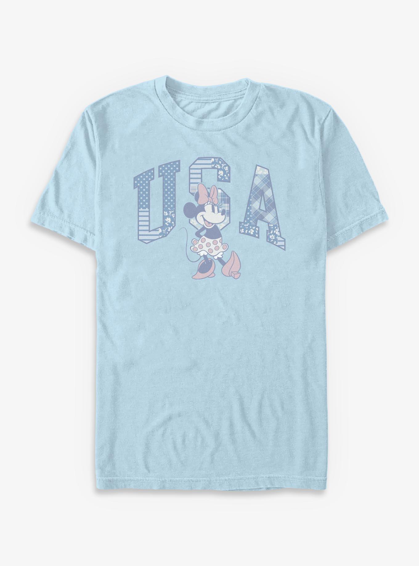 Disney Minnie Mouse USA Patch T-Shirt, , hi-res