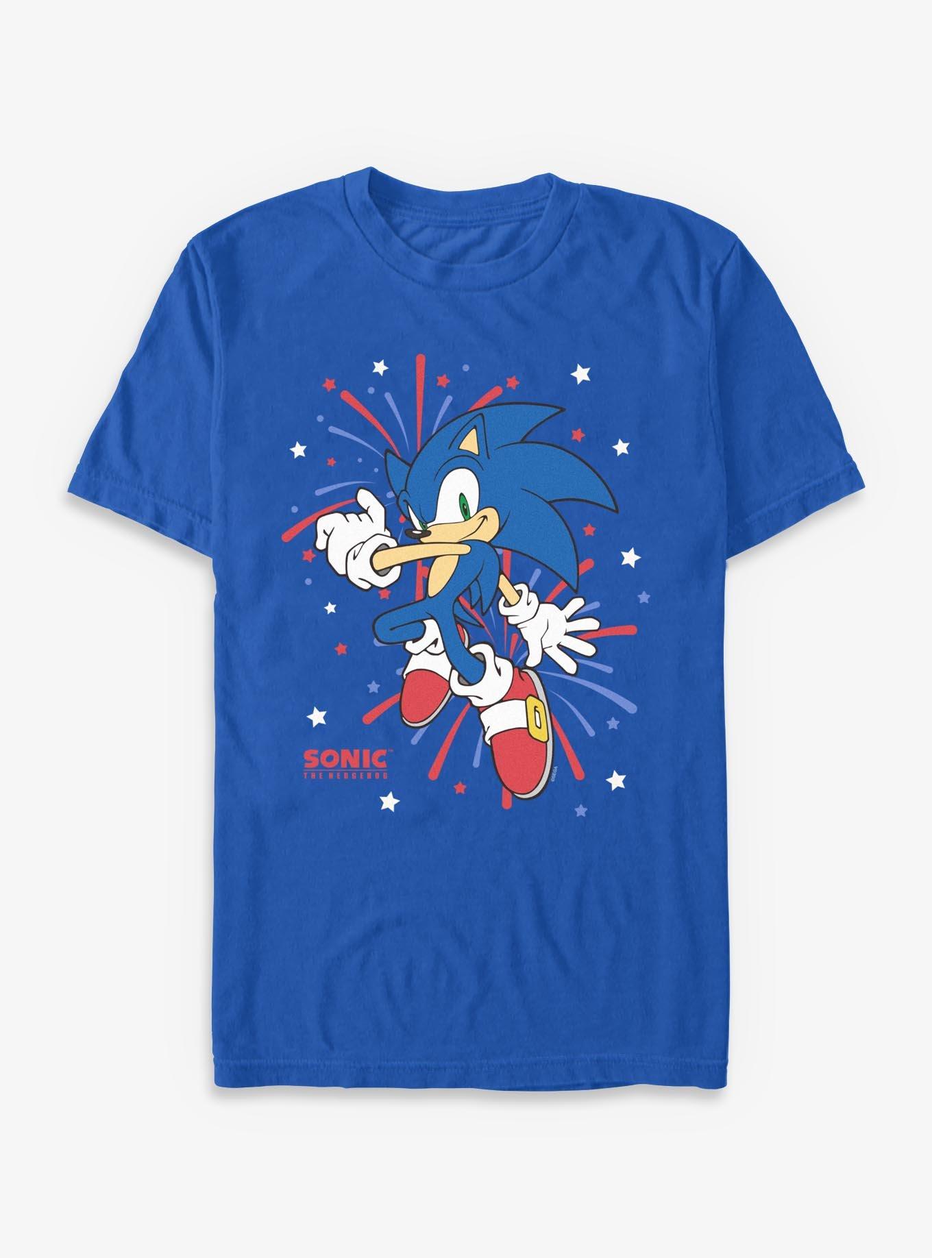Sonic The Hedgehog Americana Fireworks T-Shirt, , hi-res