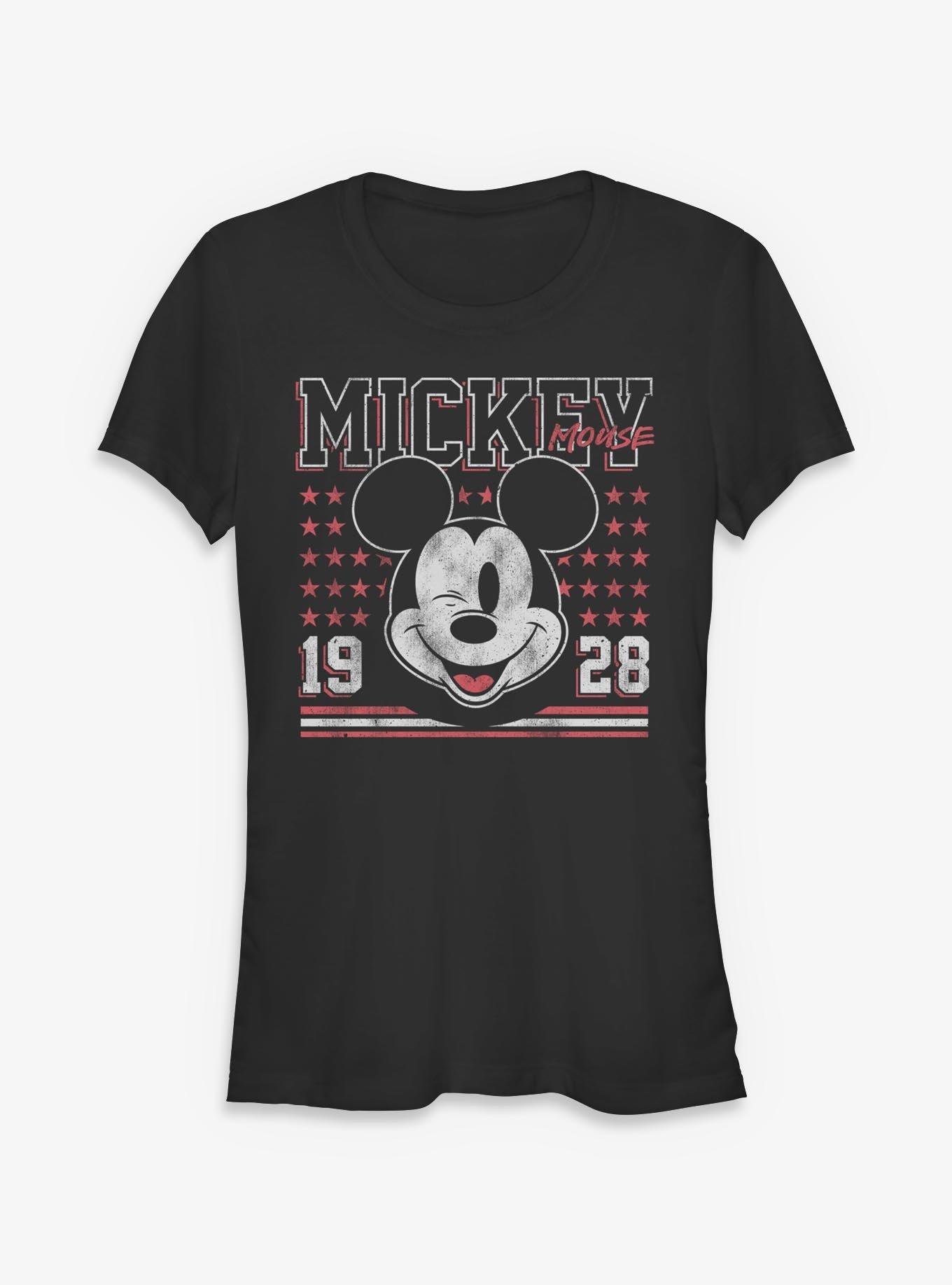 Disney Mickey Mouse 1928 Patriotic Stars Girls T-Shirt, , hi-res