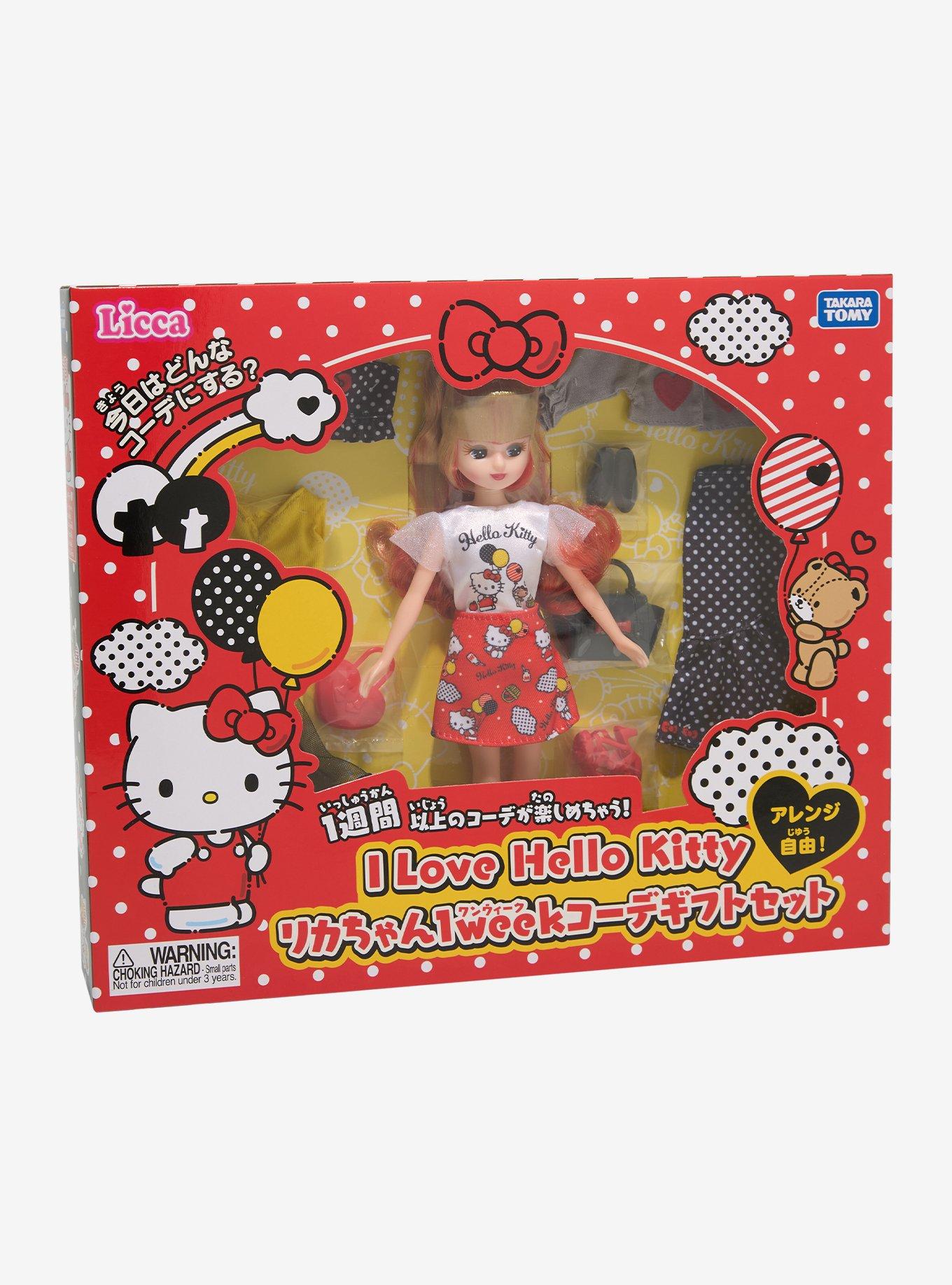Takara Tomy Licca-Chan I Love Hello Kitty Doll, , hi-res