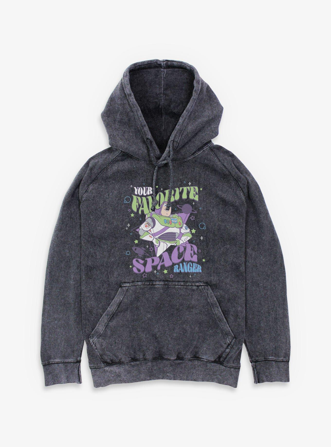 Disney Pixar Toy Story Buzz Your Favorite Space Ranger Mineral Wash Hoodie, , hi-res