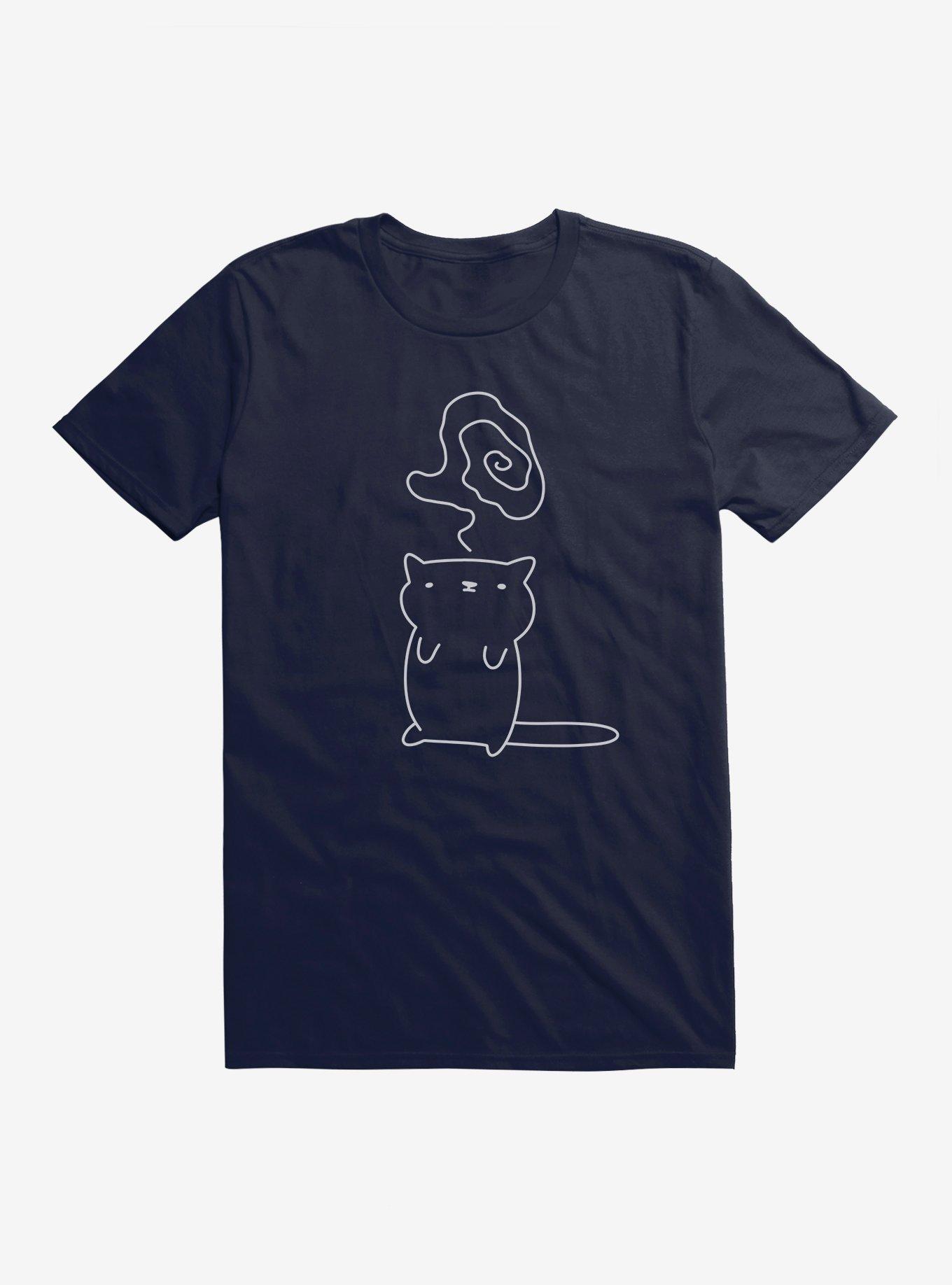 Cat Thinking Thoughts T-Shirt