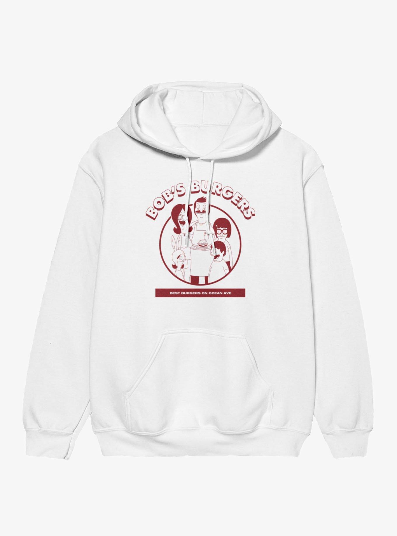 Bob's Burgers Best Burgers On Ocean Ave Hoodie, , hi-res