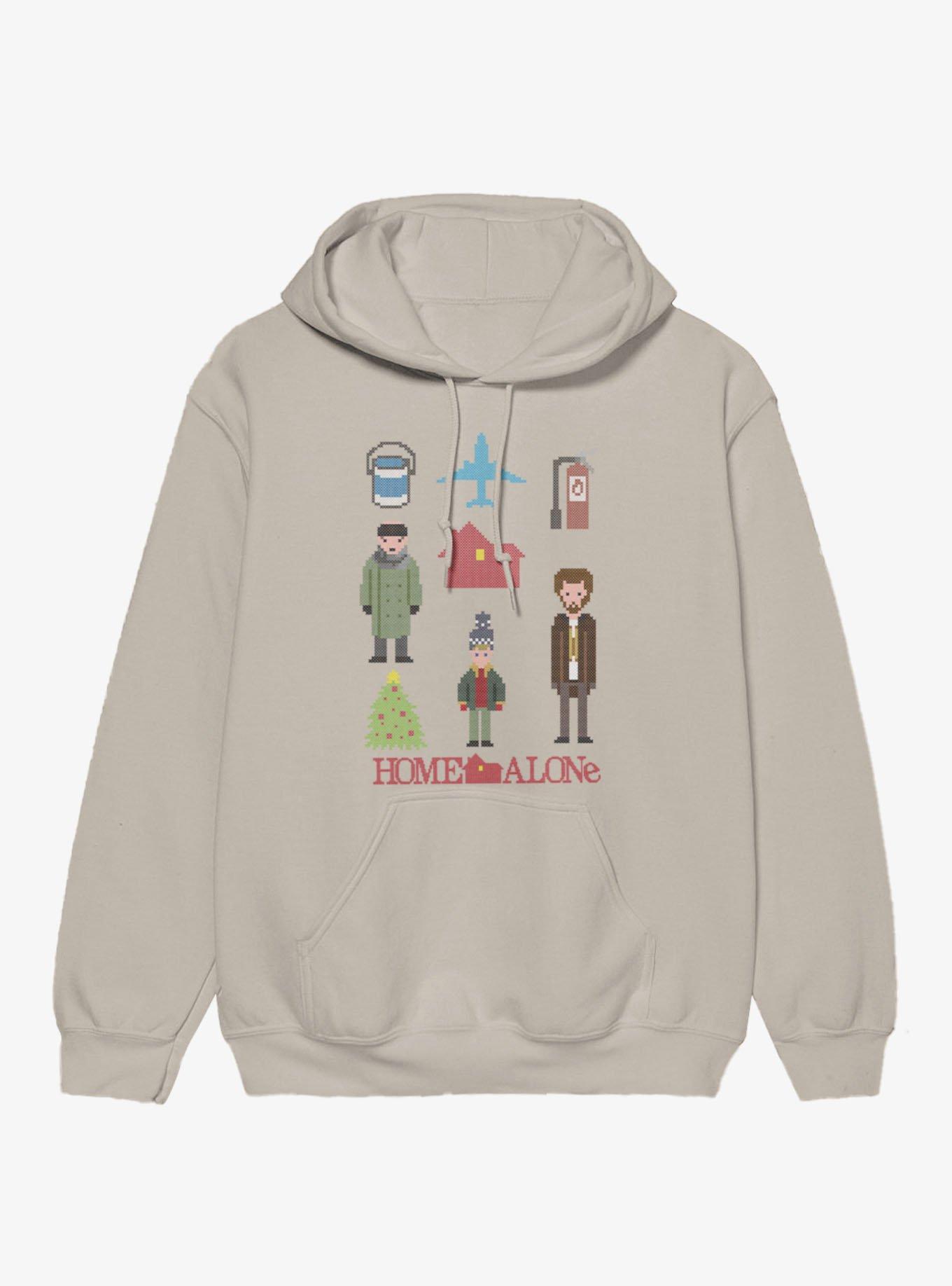 Home Alone Pixel Characters Hoodie, , hi-res