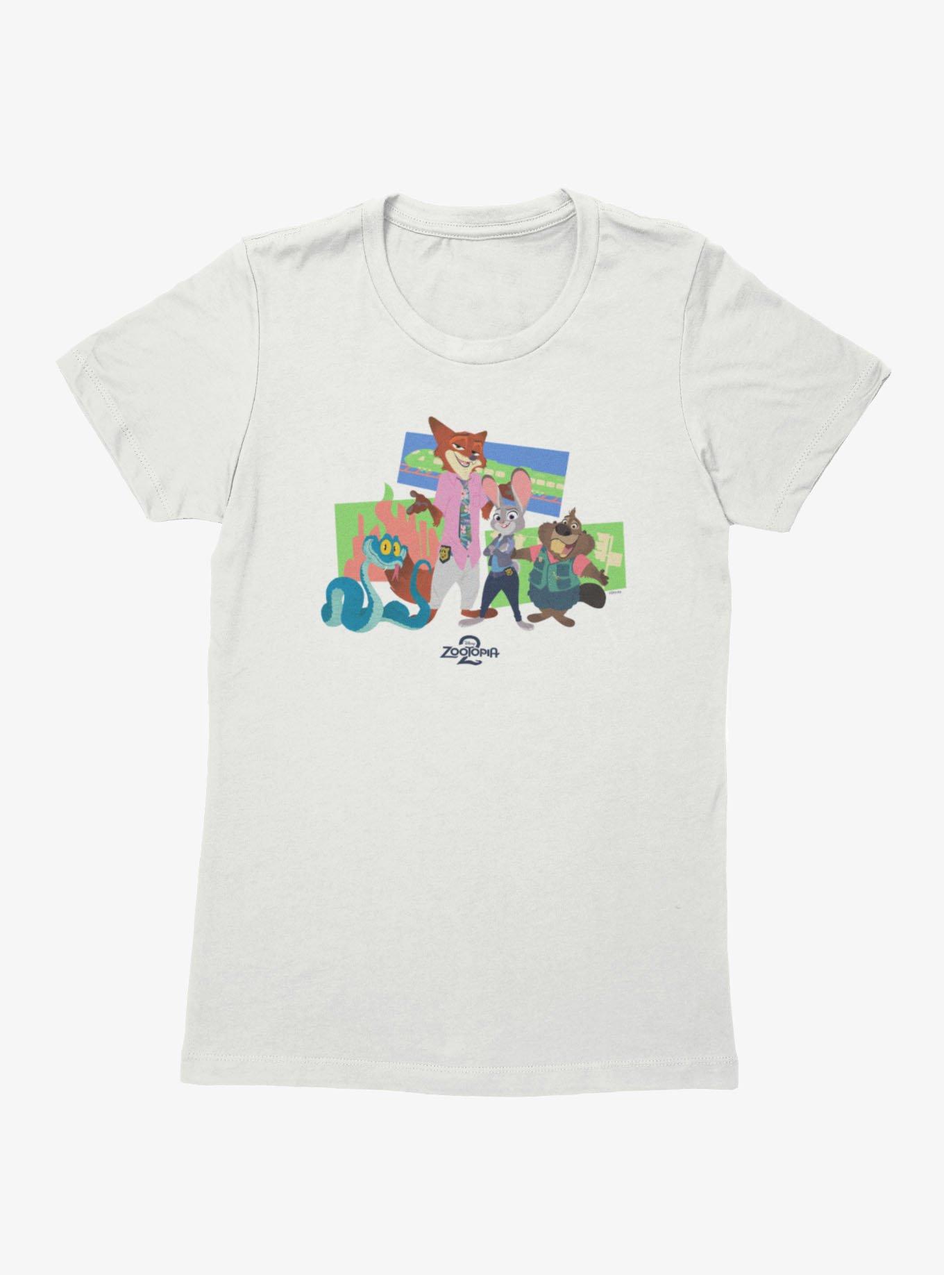 Disney Pixar Zootopia 2 New Friends Around Town Womens T-Shirt, , hi-res