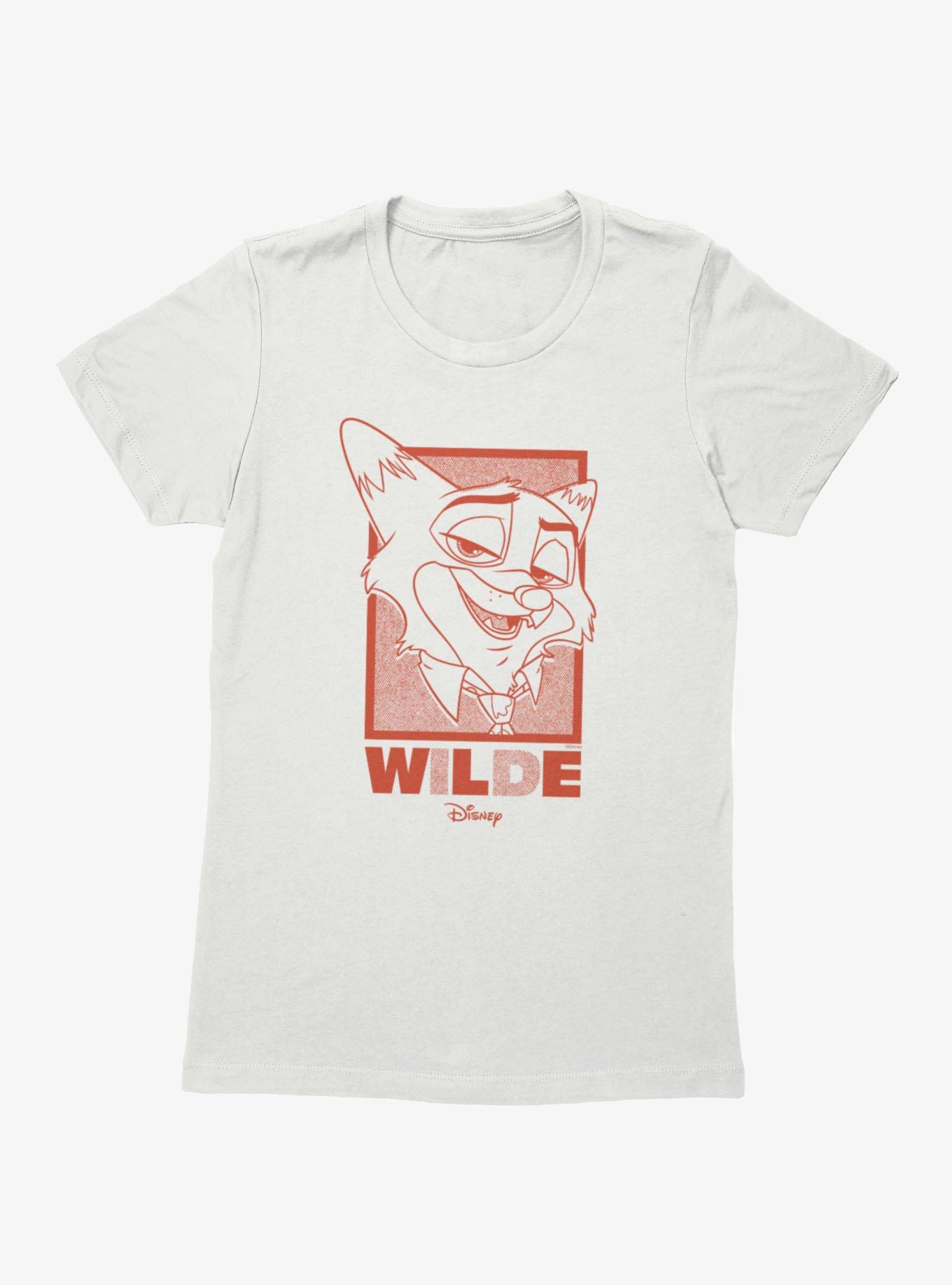 Disney Pixar Zootopia 2 Sly Wilde Portrait Poster Womens T-Shirt